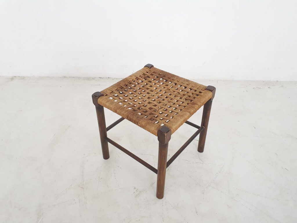 Kleine Rotan Kruk, Nederland, Ca. Jaren 1950 photo furniture