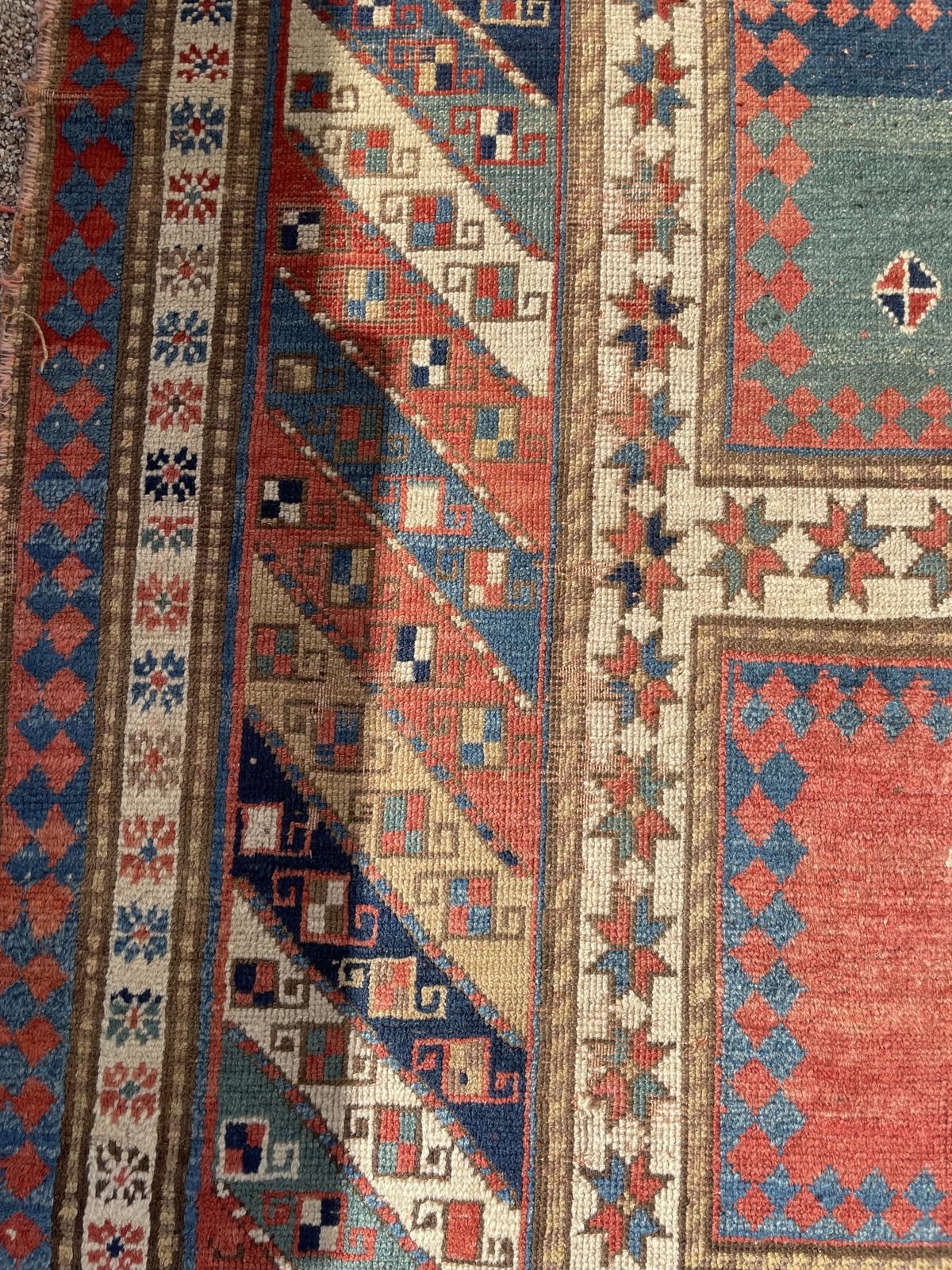 5995.0 Antique Caucasian Kazak Bordjalou Rug photo