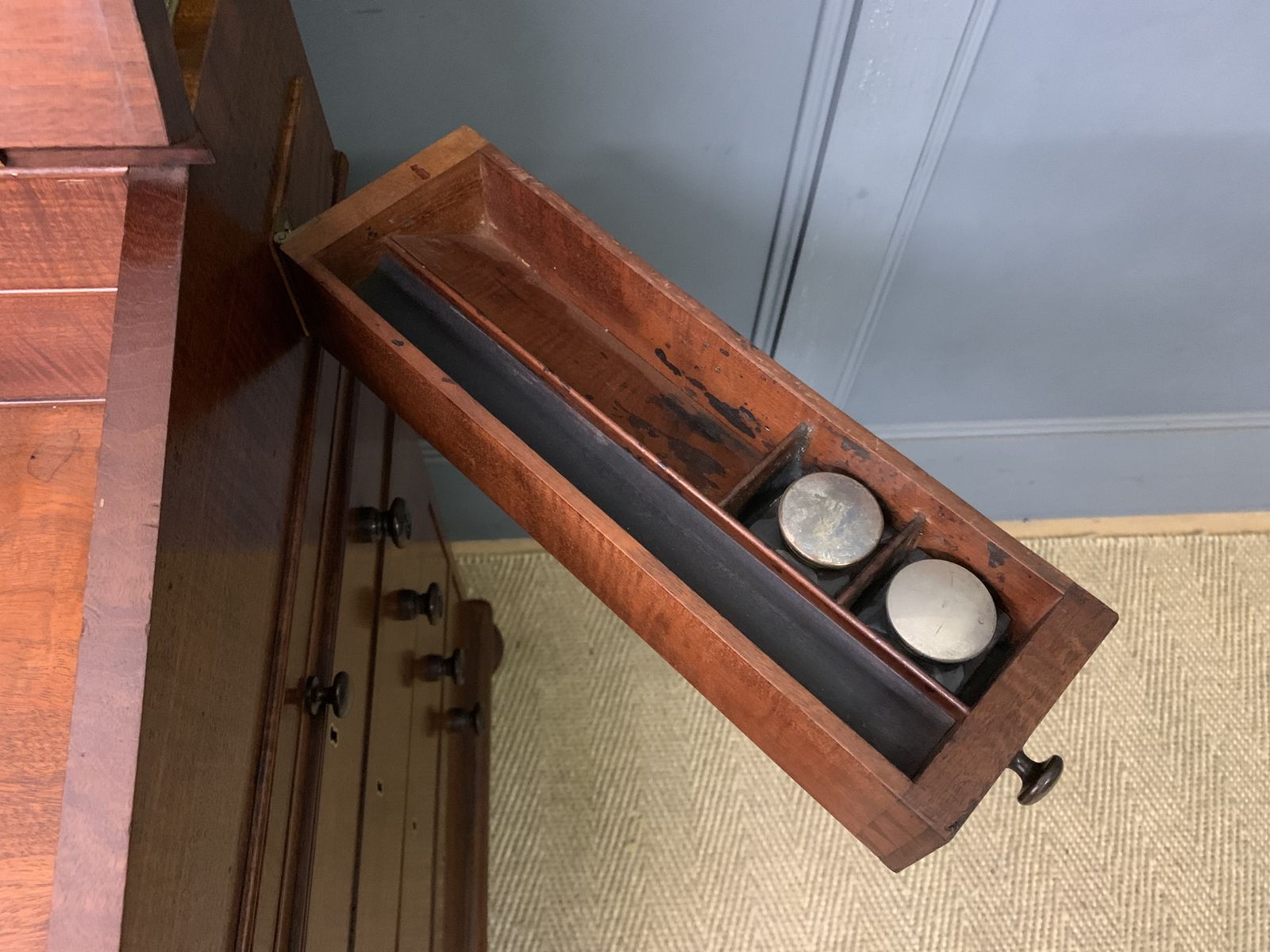 photo buy Gillows George IV Mahogany Davenport
