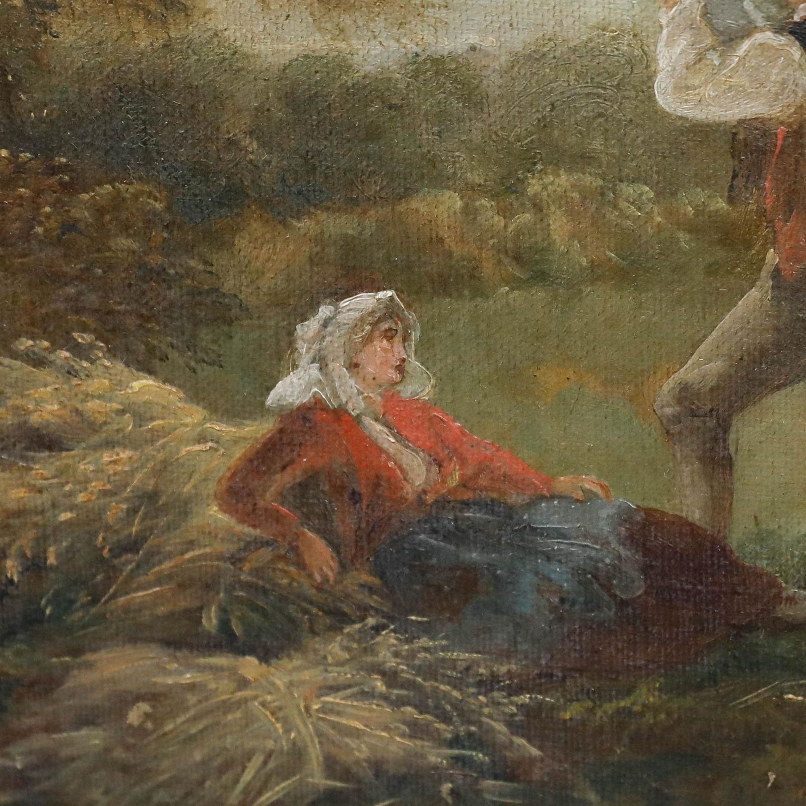 Attrib. Edgar Barclay (1842 1913)   Late 19th Century Oil, Harvest Jolly photo buy