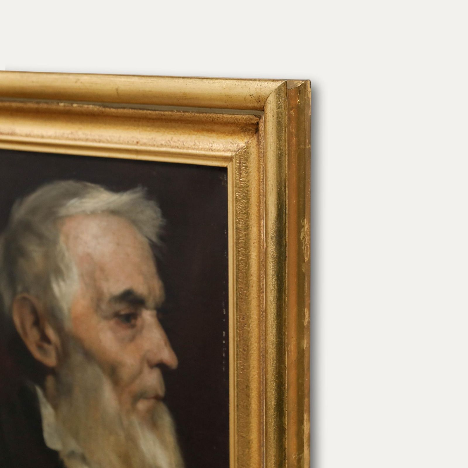 Mader   19th Century Oil, Portrait Of A Gentleman In Profile photo buy