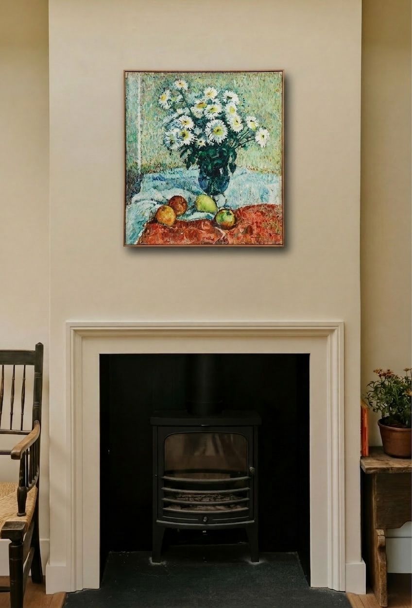 Aart Glansdorp (1903 1989)   20th Century Oil, Daisies photo Art