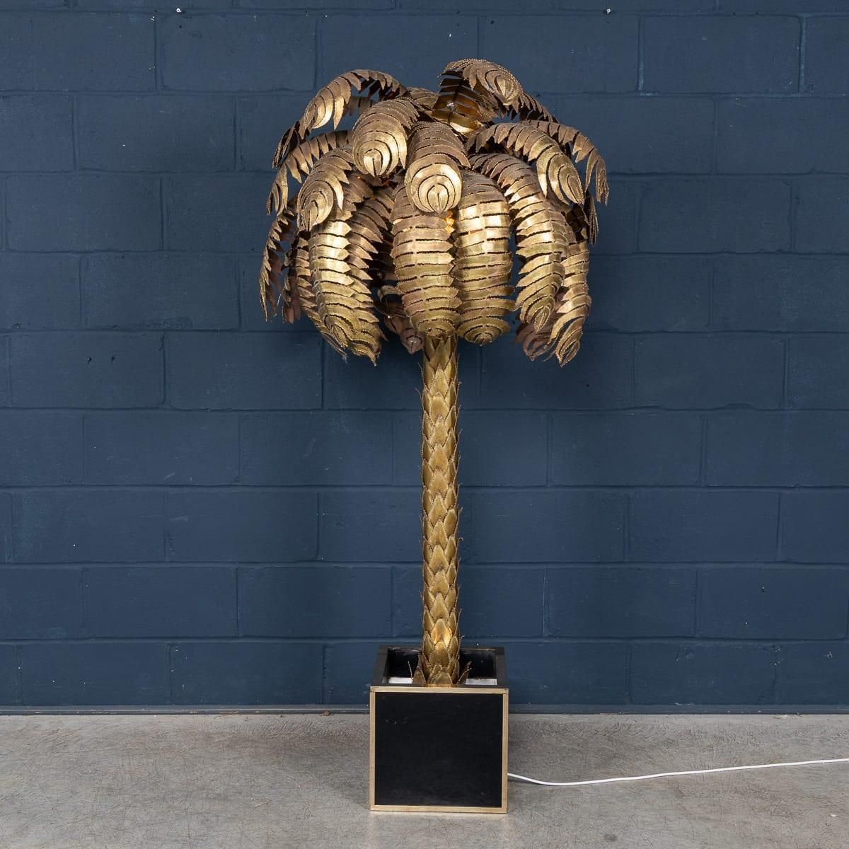 20thc French Palm Tree Floor Lamp, Christian Techoueyres For Maison Jansen C1970 photo furniture