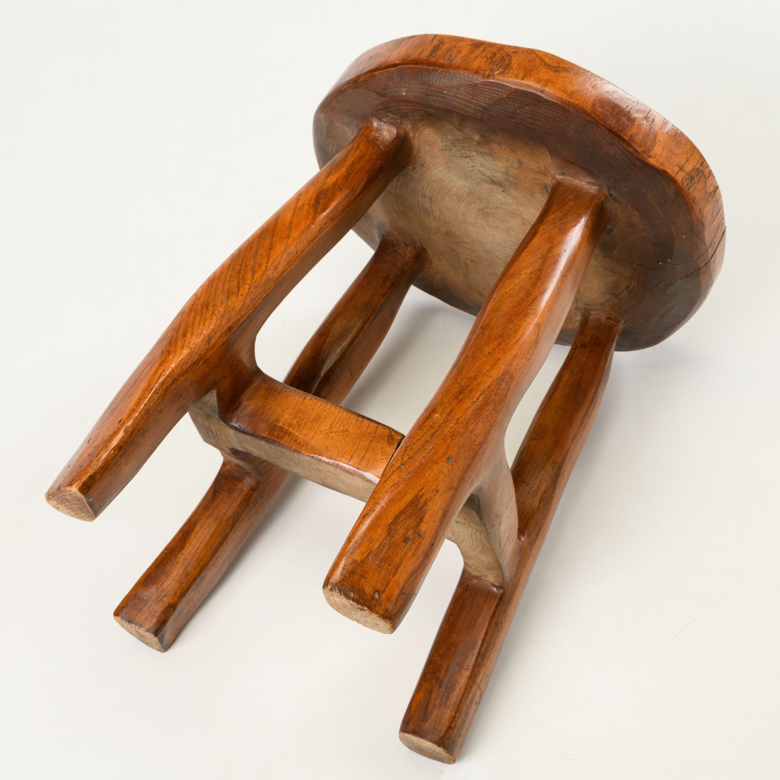 Central African Carved Hardwood Side Table Democratic Republic Of The Congo, Mid 20th Century photo buy