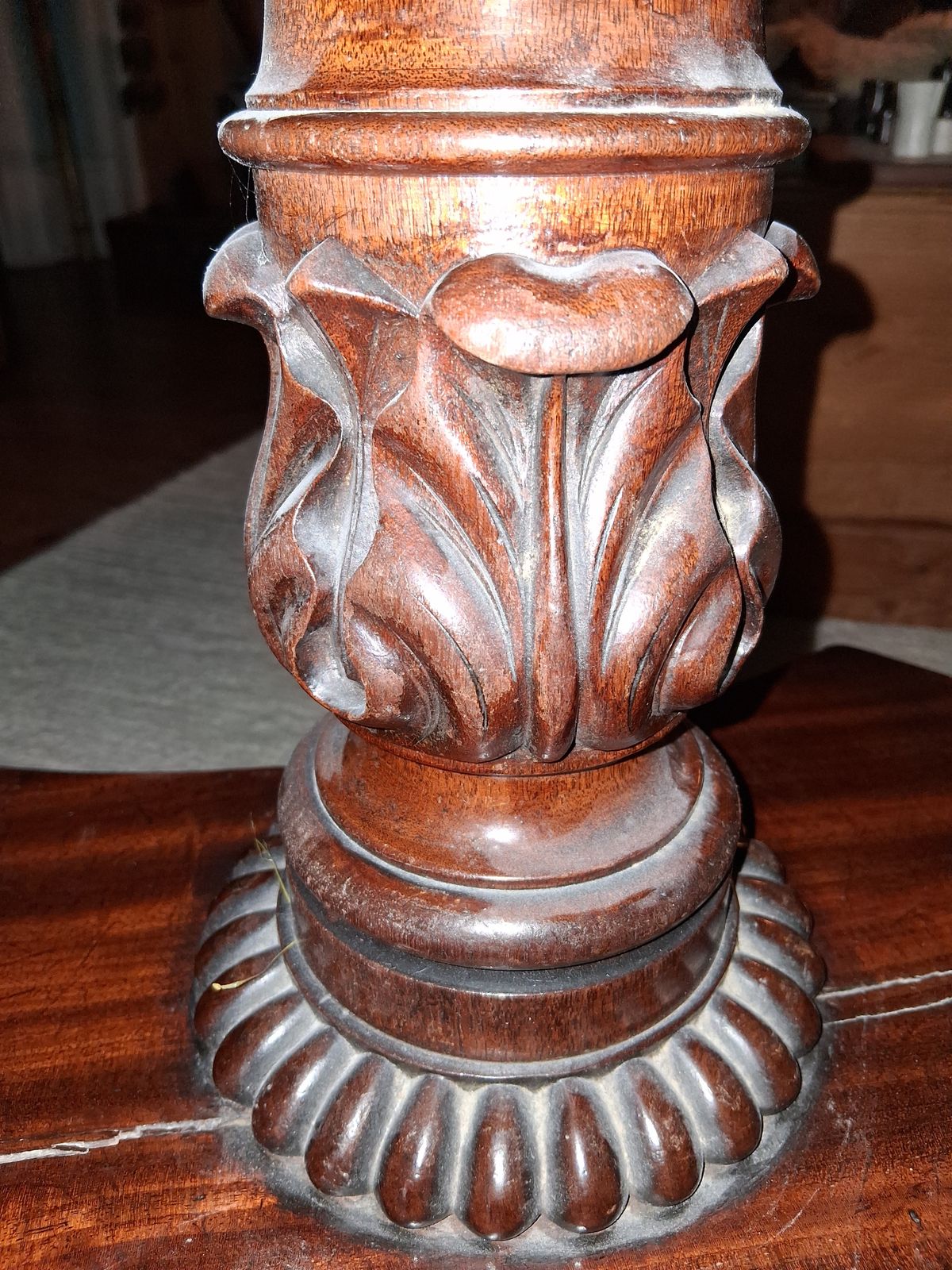 Antique  Mahogany Inlaid Card Table photo buy