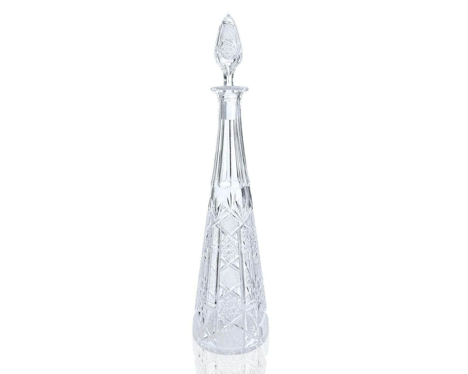 Val Saint Lambert | Whiskey Decanter | Pyramid Decanter