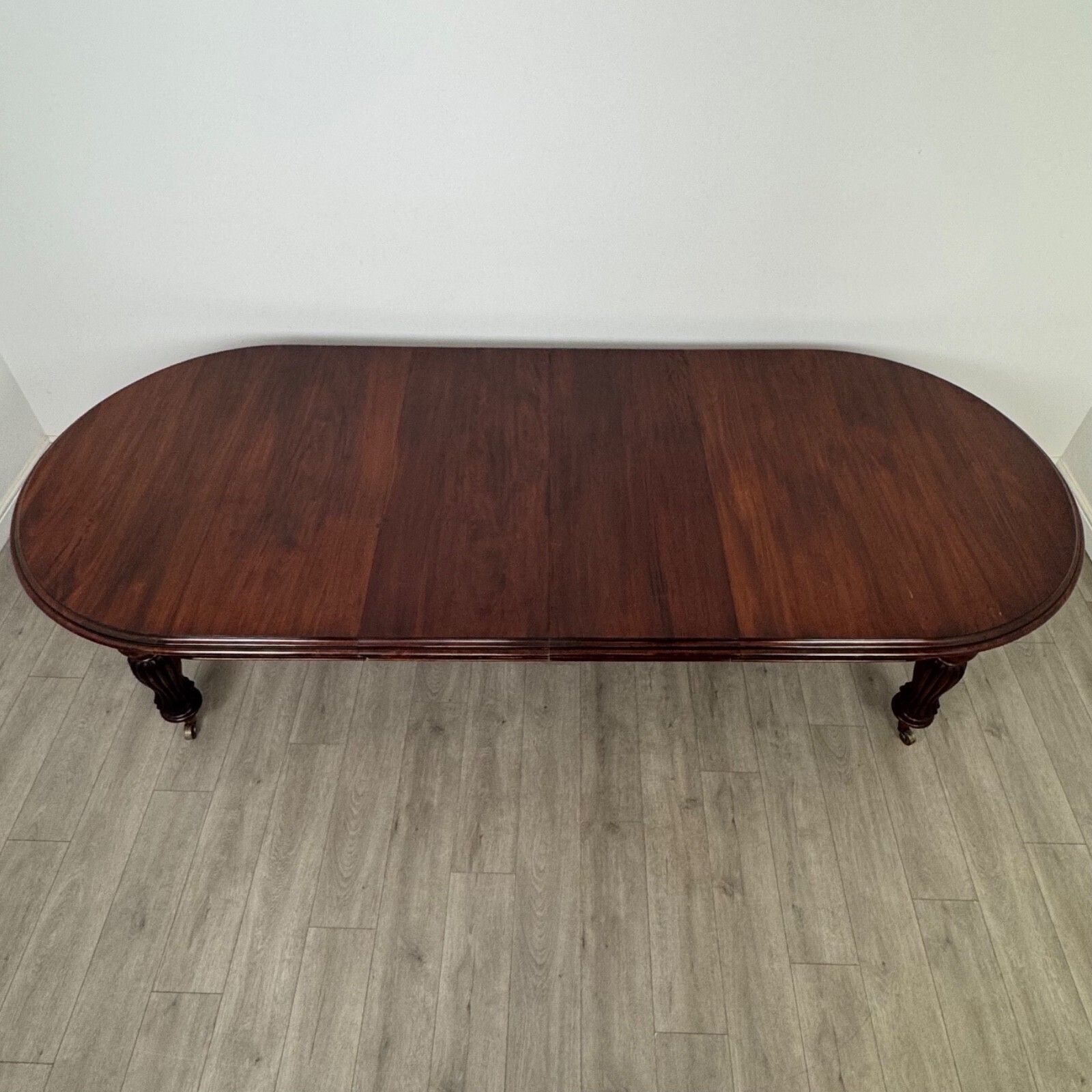 Antique 20th Century Victorian Style Dining Table In Mahogany ( Af 5381 ) photo buy