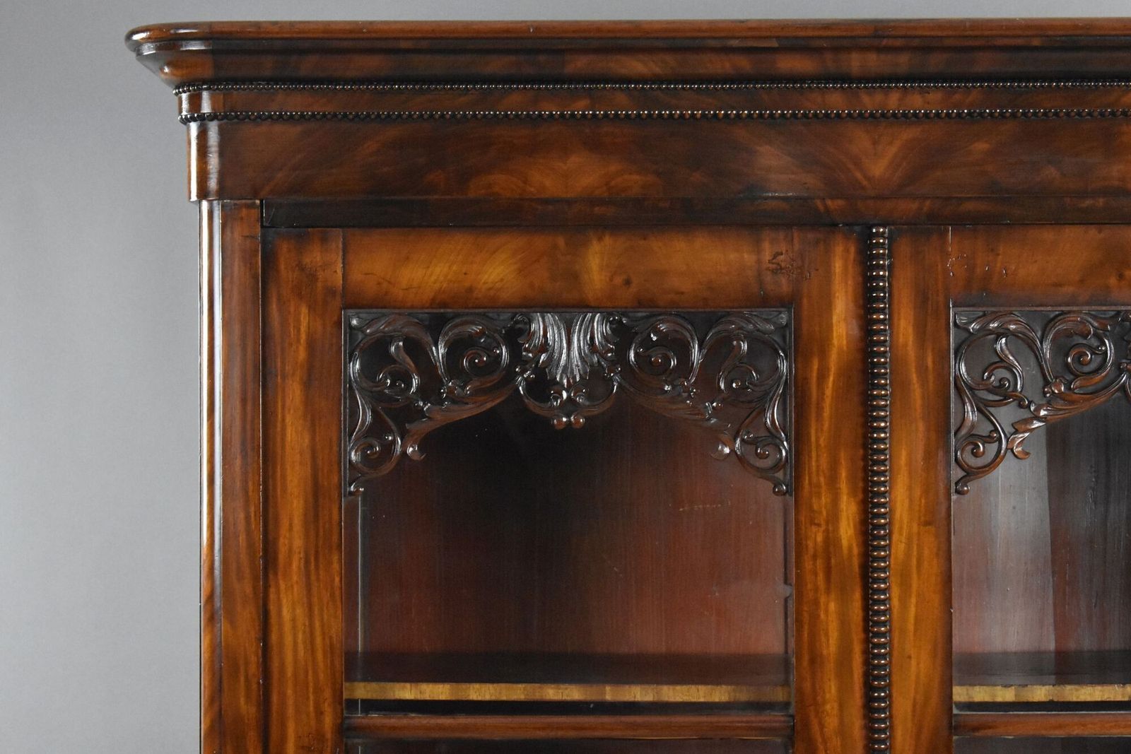 Continental Mahogany Circa 1880 Bookcase/Cabinet photo buy