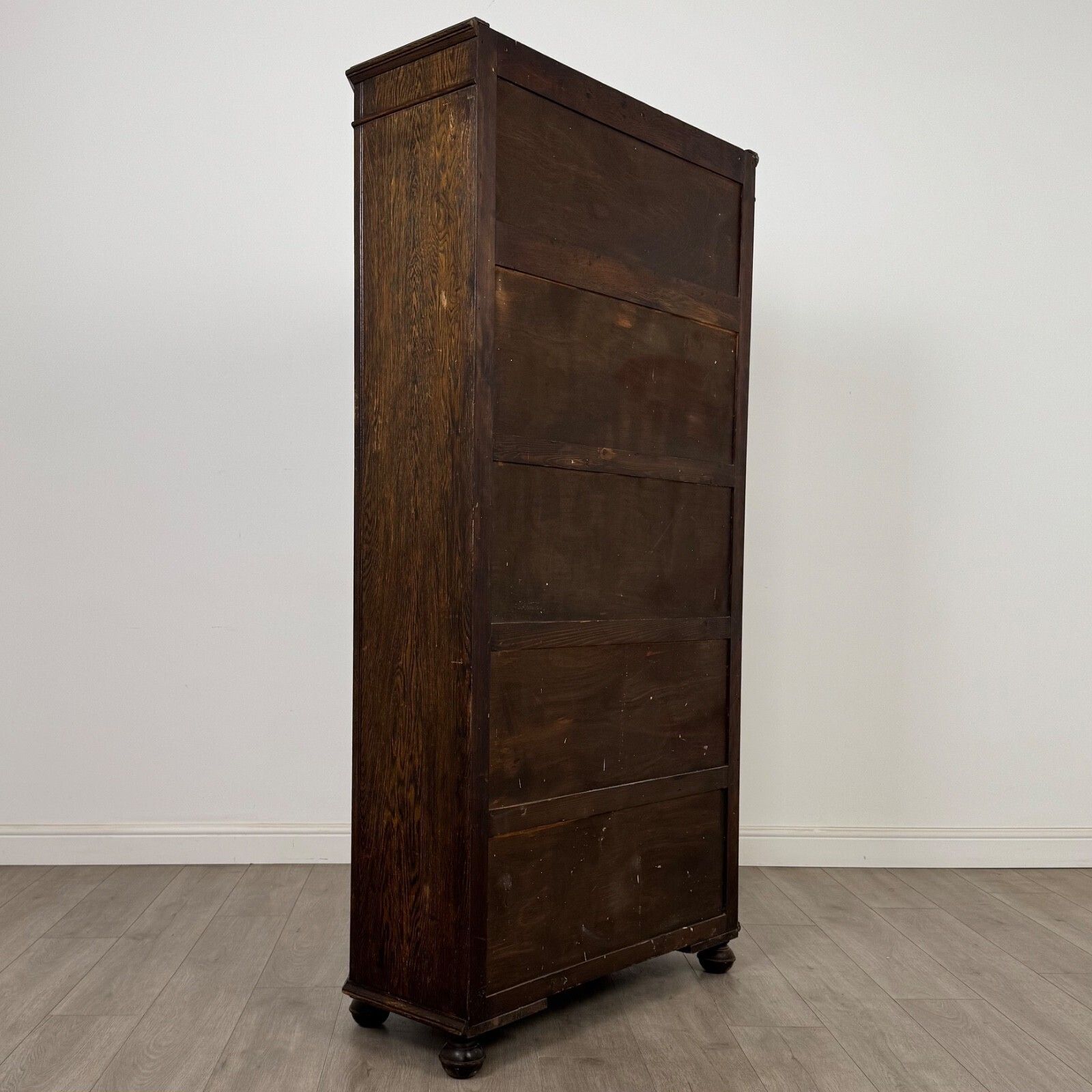 Antique 20th Century Linenfold Wardrobe In Oak ( Af 5404 ) photo 625.0