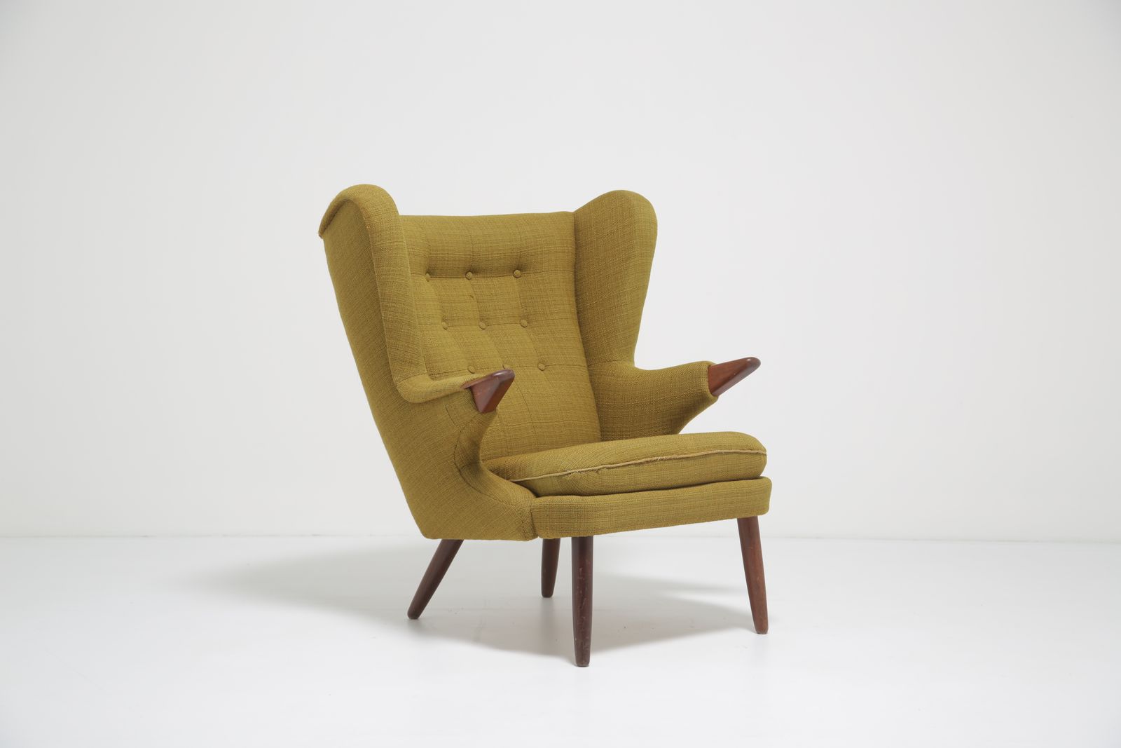 Mid Century Papa Bear Lounge Armchair ‘Model 91’ By Svend Skipper, 1950s