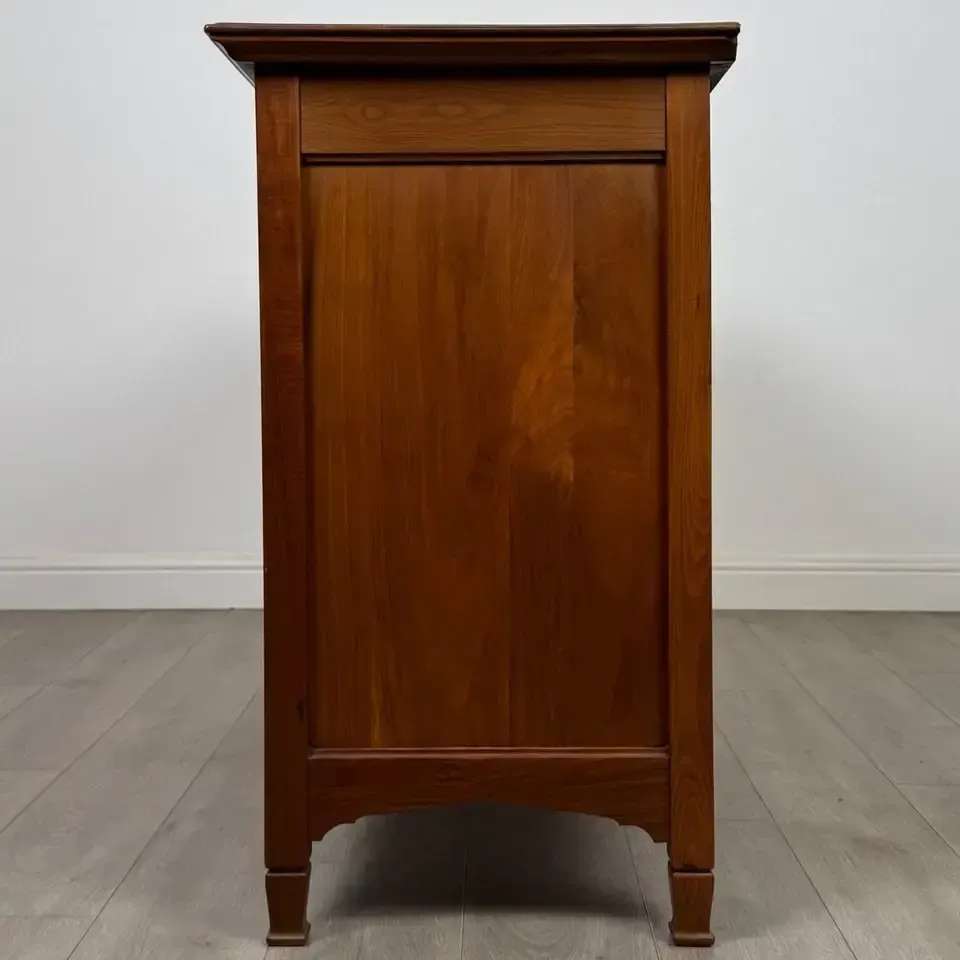 Antique 20th Century Art Nouveau Style Sideboard In Walnut photo Furniture