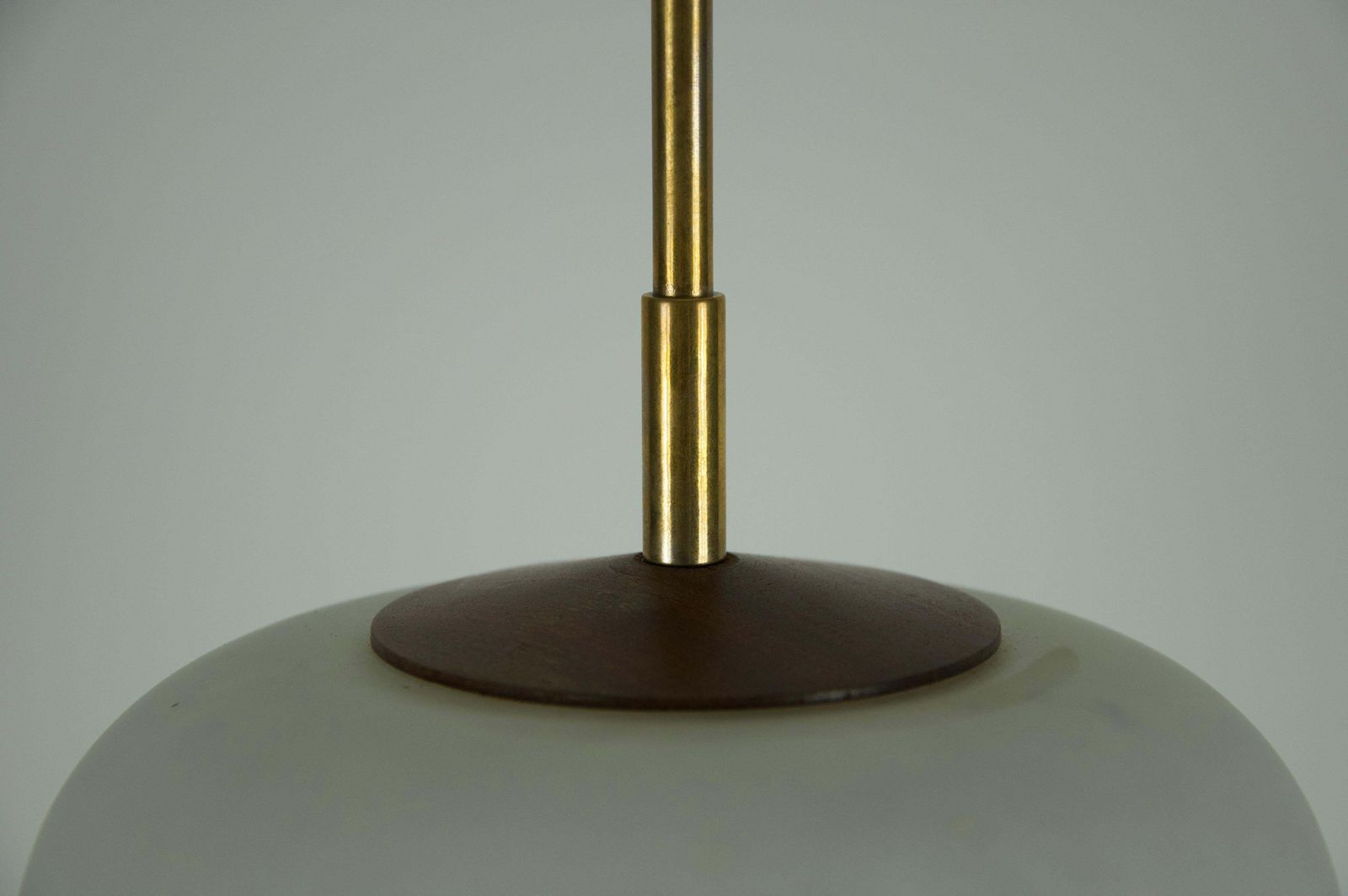 Lighting Wooden And Opal Glass Table Lamp Attr. To Salvatore Gregorietti, 1960s, Italy photo