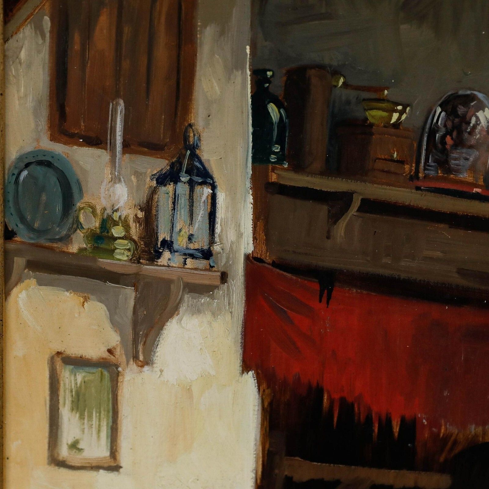 Willem Heijkoop (B.1942)   Framed 20th Century Oil, Sunlit Living Room photo buy