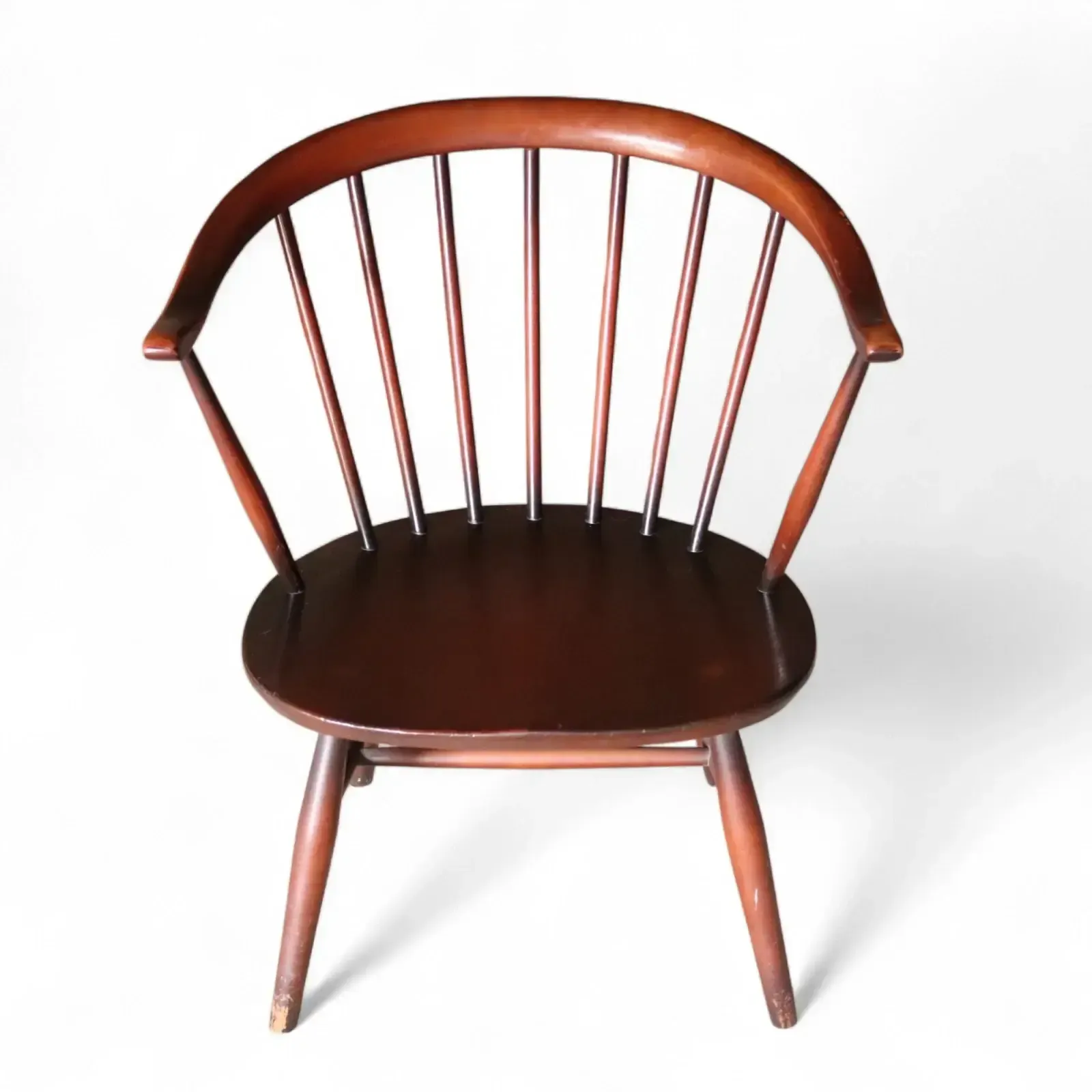 Ercol Cowhorn Fireside Armchair Low Lounge Chair 1960s photo furniture