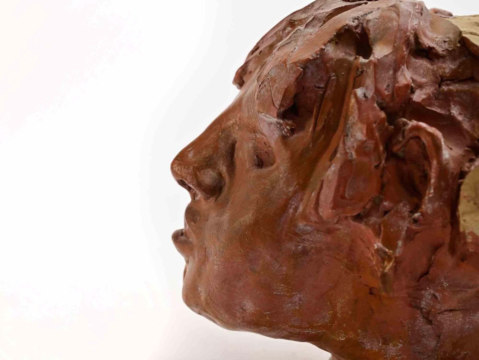 Sirio Pellegrini Portrait   Sculpture By Sirio Pellegrini   1960s. photo Art