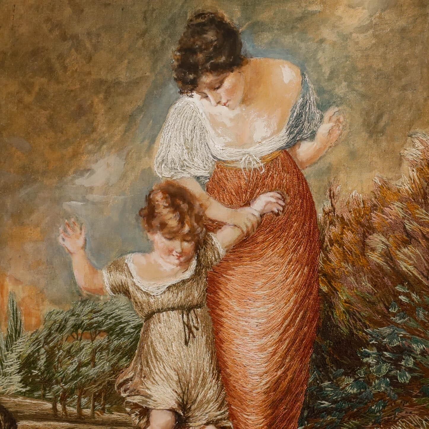 After Henry Thomson Ra (1773 1843)   George III Silkwork, Crossing The Brook photo Art