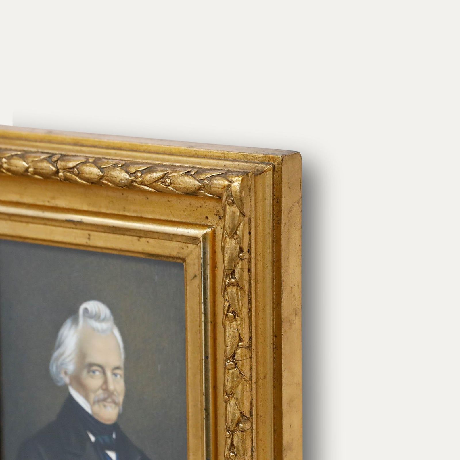 The Franquet Portraits   19th Century Gouache, Friedrich Franquet I photo buy