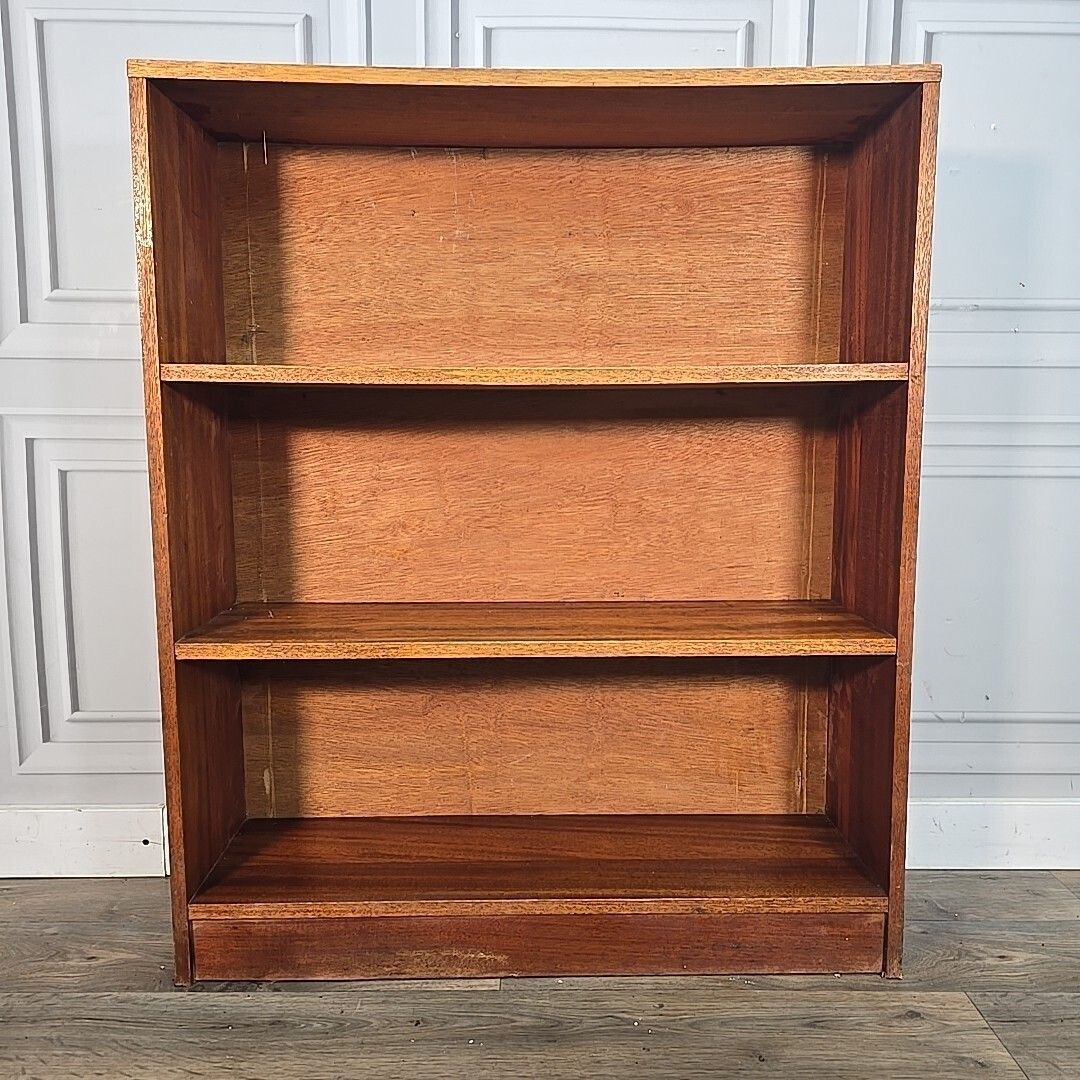 170.0 Retro Bookcase Book Shelf / Shelves Vintage Teak Wooden Effect   Mid Century photo