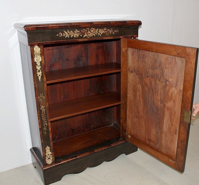 Pair Of Furniture Napoleon III Inlaid 19th photo buy