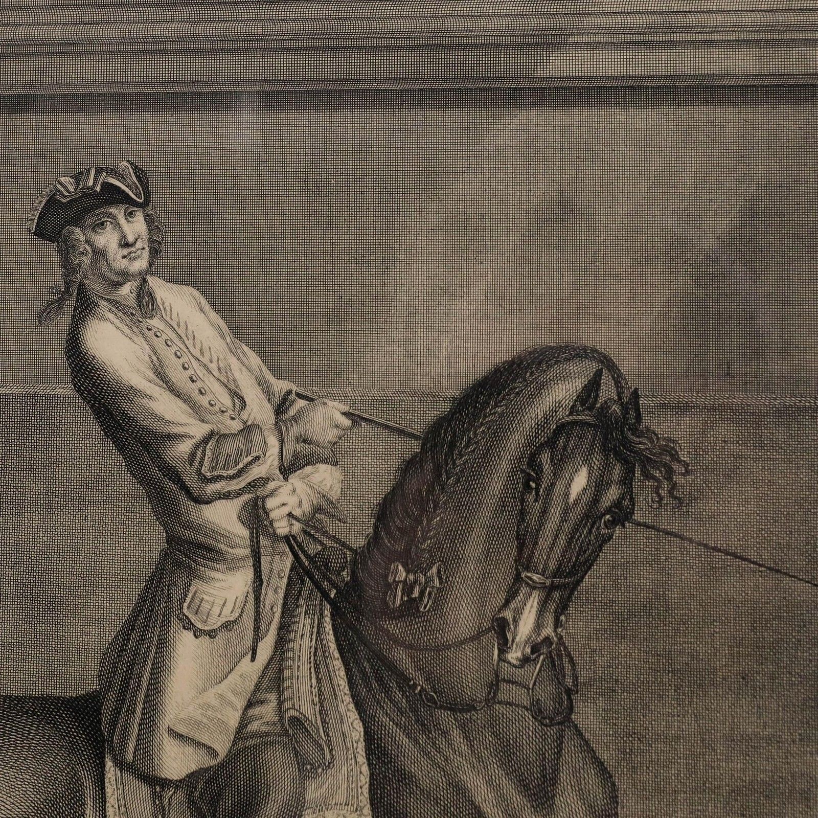 Johann Elias Ridinger (1698 1767)   Engraving, Pirouette On The Small Circle photo 225.0