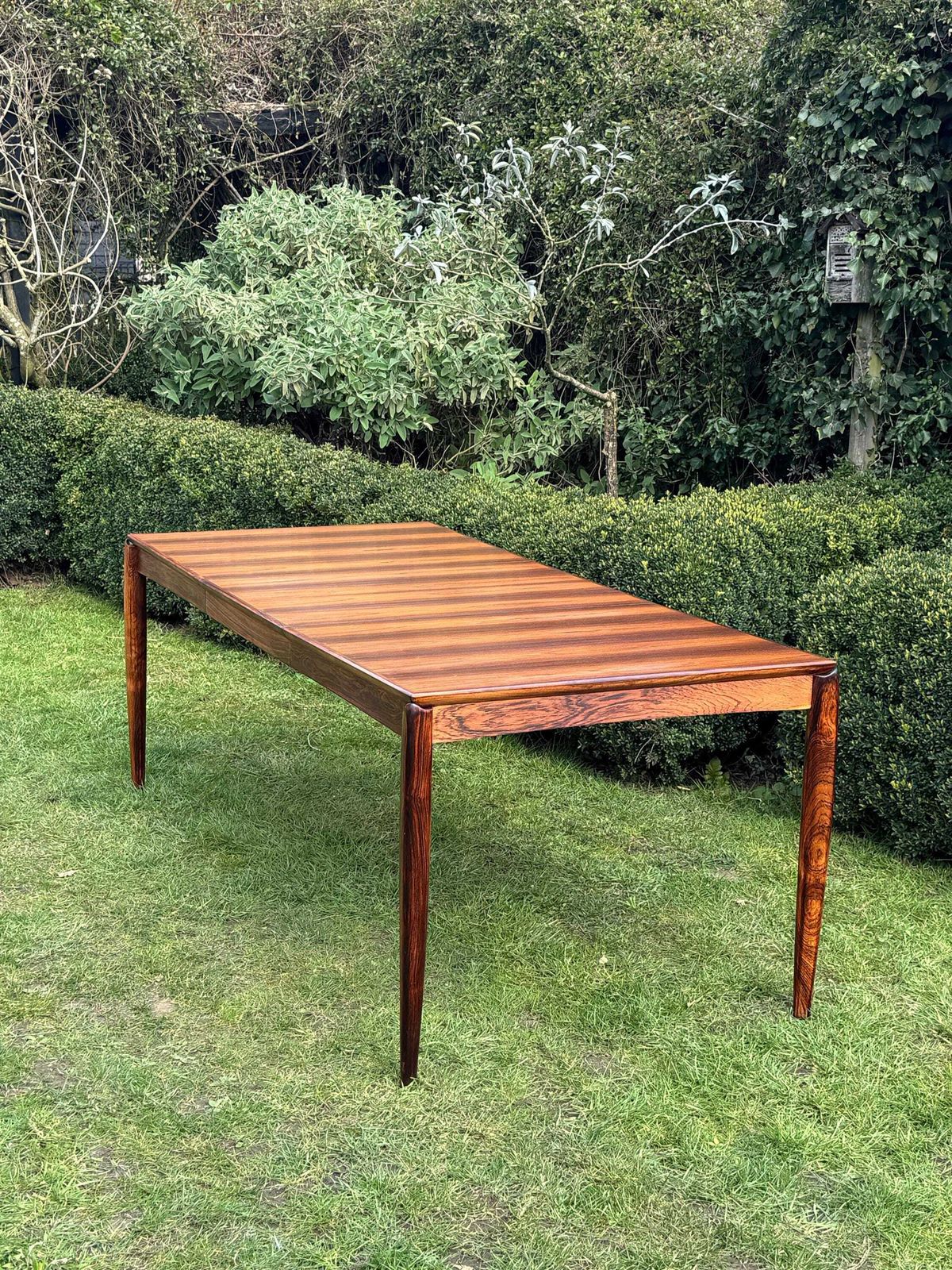 2800.0 Mid Century Modern Danish Rosewood Dining Table By H. W. Klein For Bramin, 1960s   Pending A10 Certificate photo