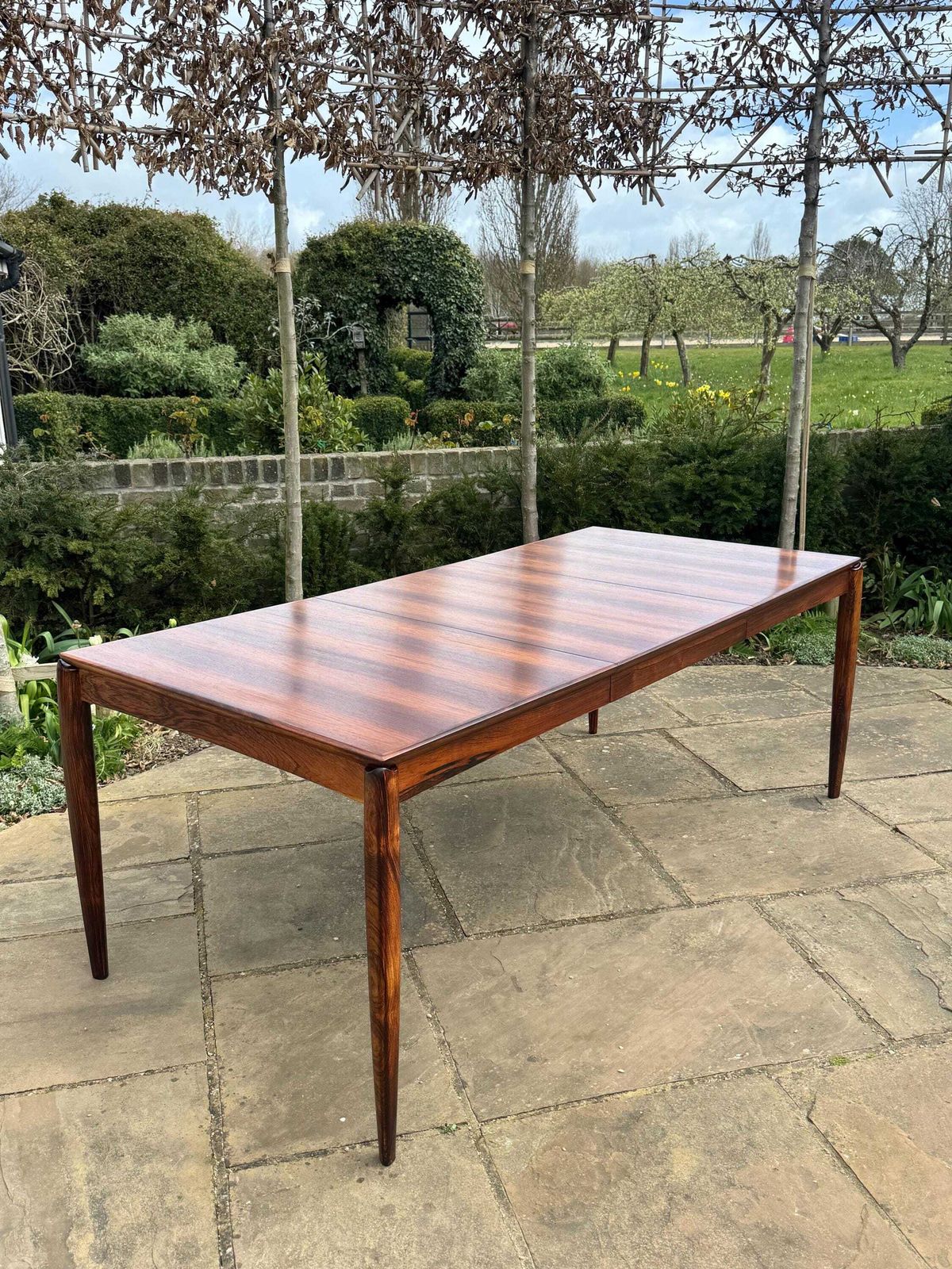 photo vinterior Mid Century Modern Danish Rosewood Dining Table By H. W. Klein For Bramin, 1960s   Pending A10 Certificate