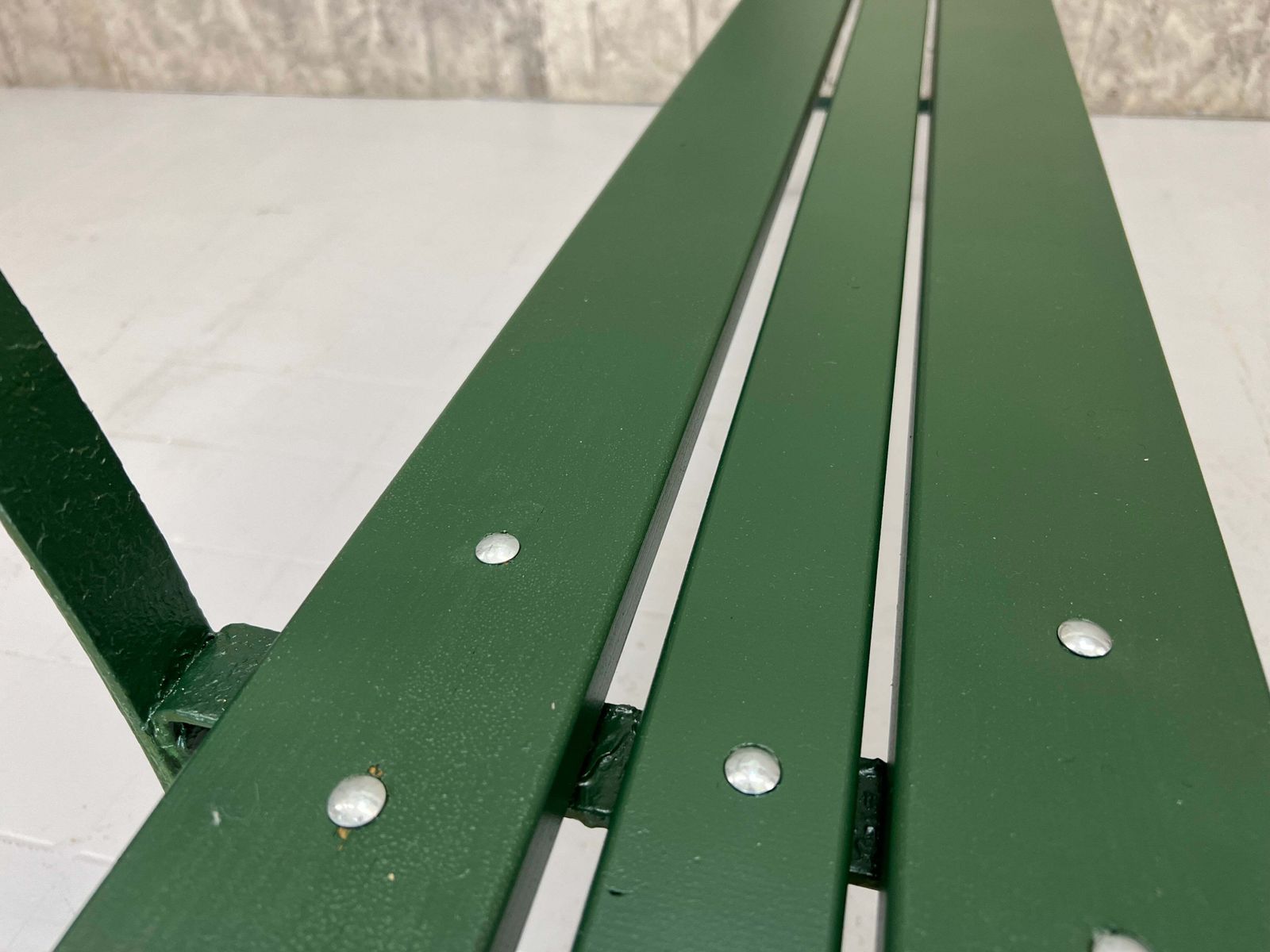 201cm Forest Green Garden Bench photo vinterior