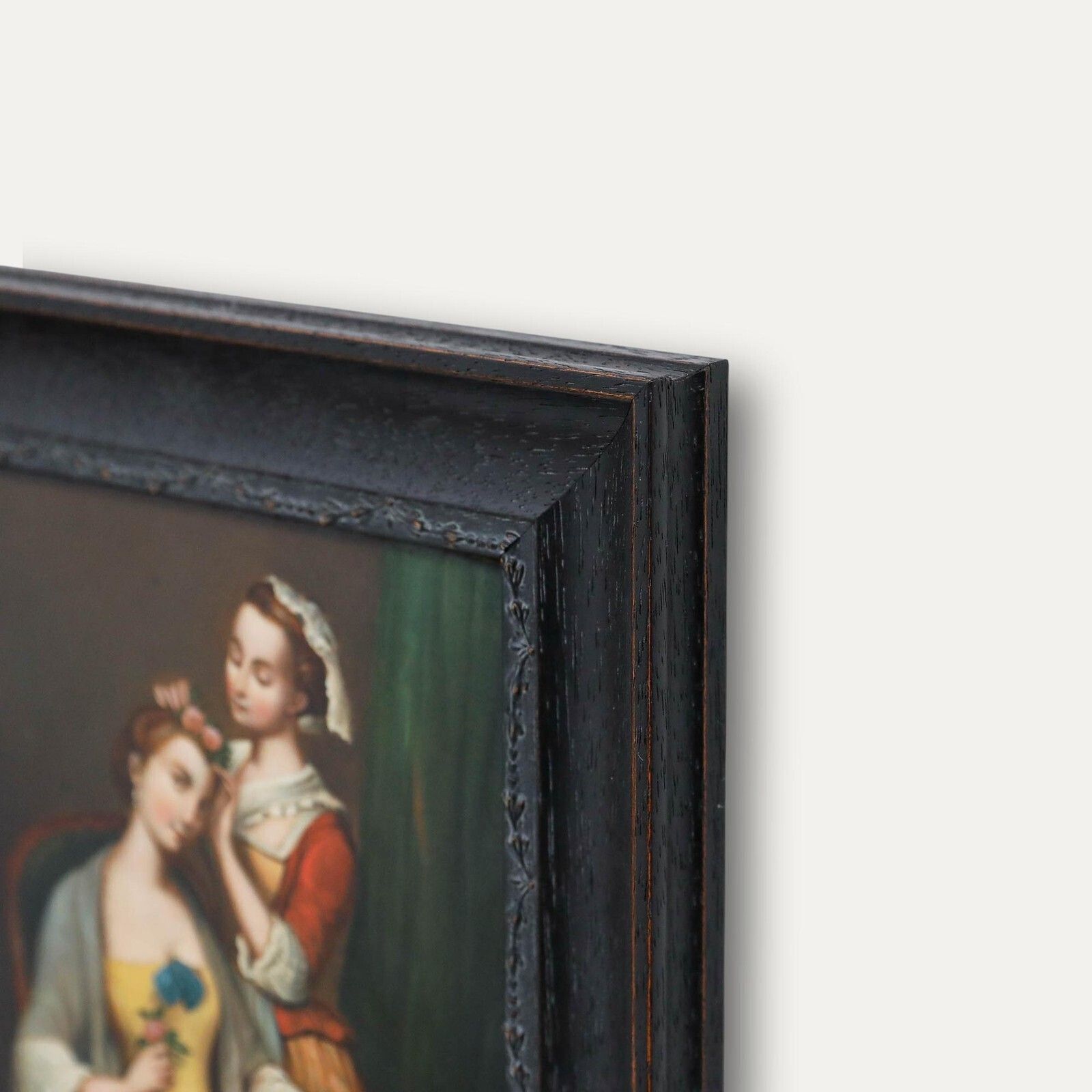 Framed Early 19th Century Oil   Floral Finishes photo vinterior