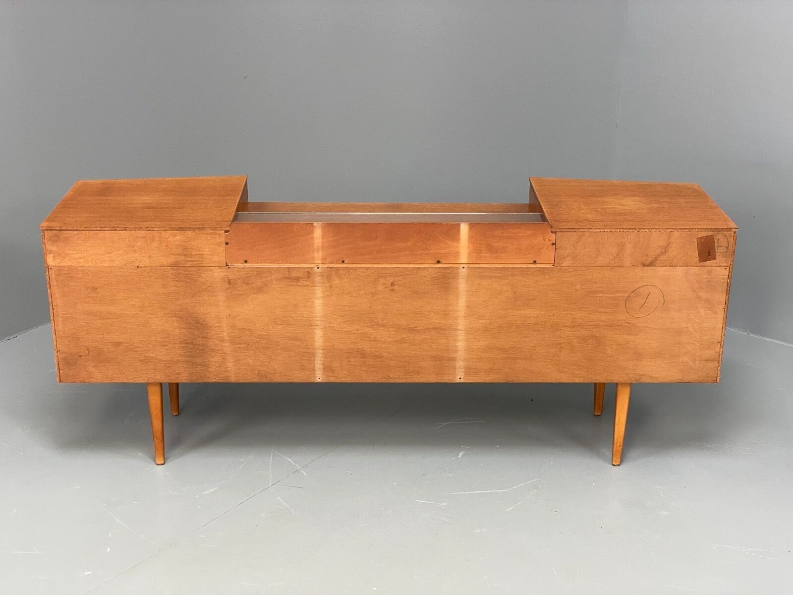 photo vintage Vintage 1950s Oak Dresser Avalon Midcentury Drawers Cabinet Eb11793 Mwoo