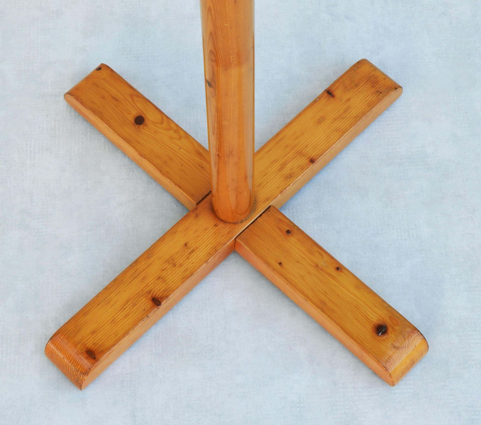 Les Arcs Style Pinewood Coat Stand C1970s France photo buy