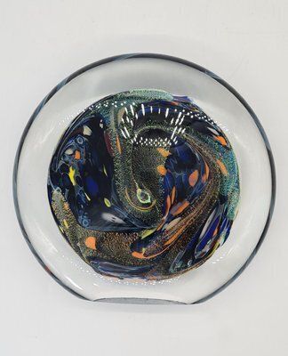 Art Glass Paperweight By Rollin Karg, 1990s photo furniture