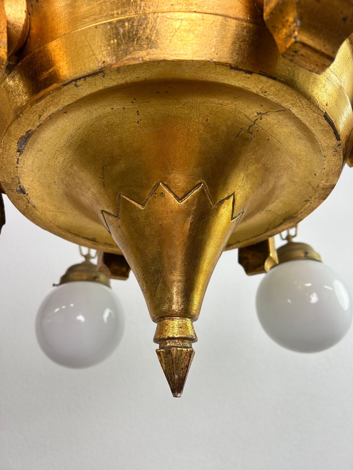 7105.0 Large Art Deco Chandeliers In Style Of Dagobert Peche photo