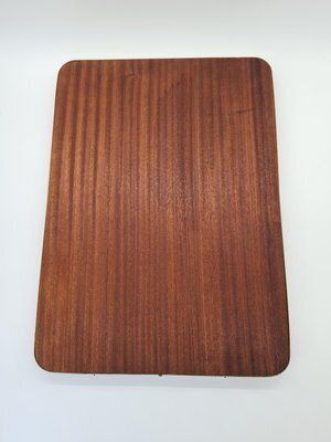 Large Neoclassical Hollywood Regency Inlaid Wooden Tray With Brass Gallery, 1960s 1970s photo for sale