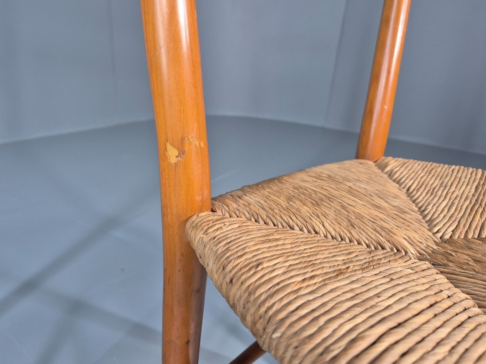 350.0 2 1950s Italian Wanut Dining Chairs Chiavari Mid Century Modern Mdin photo