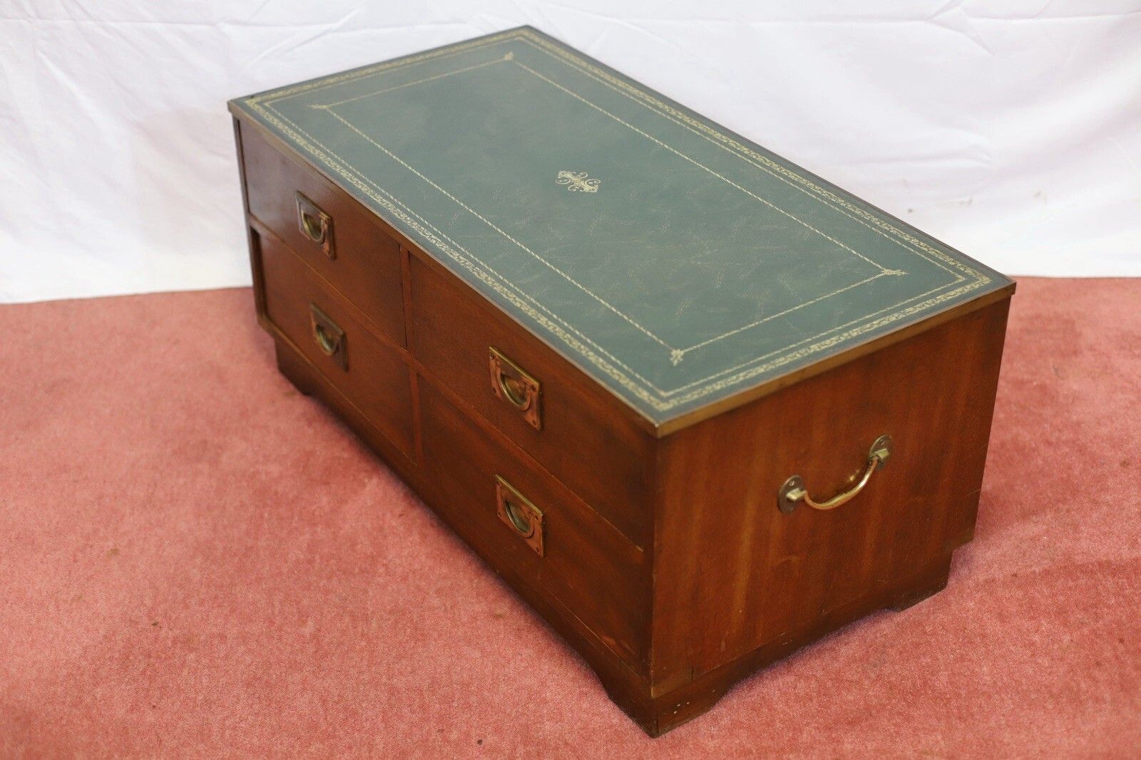 Furniture Reprodux Bevan Funnell Lovely Military Campaign Style Chest Of Four Drawers photo