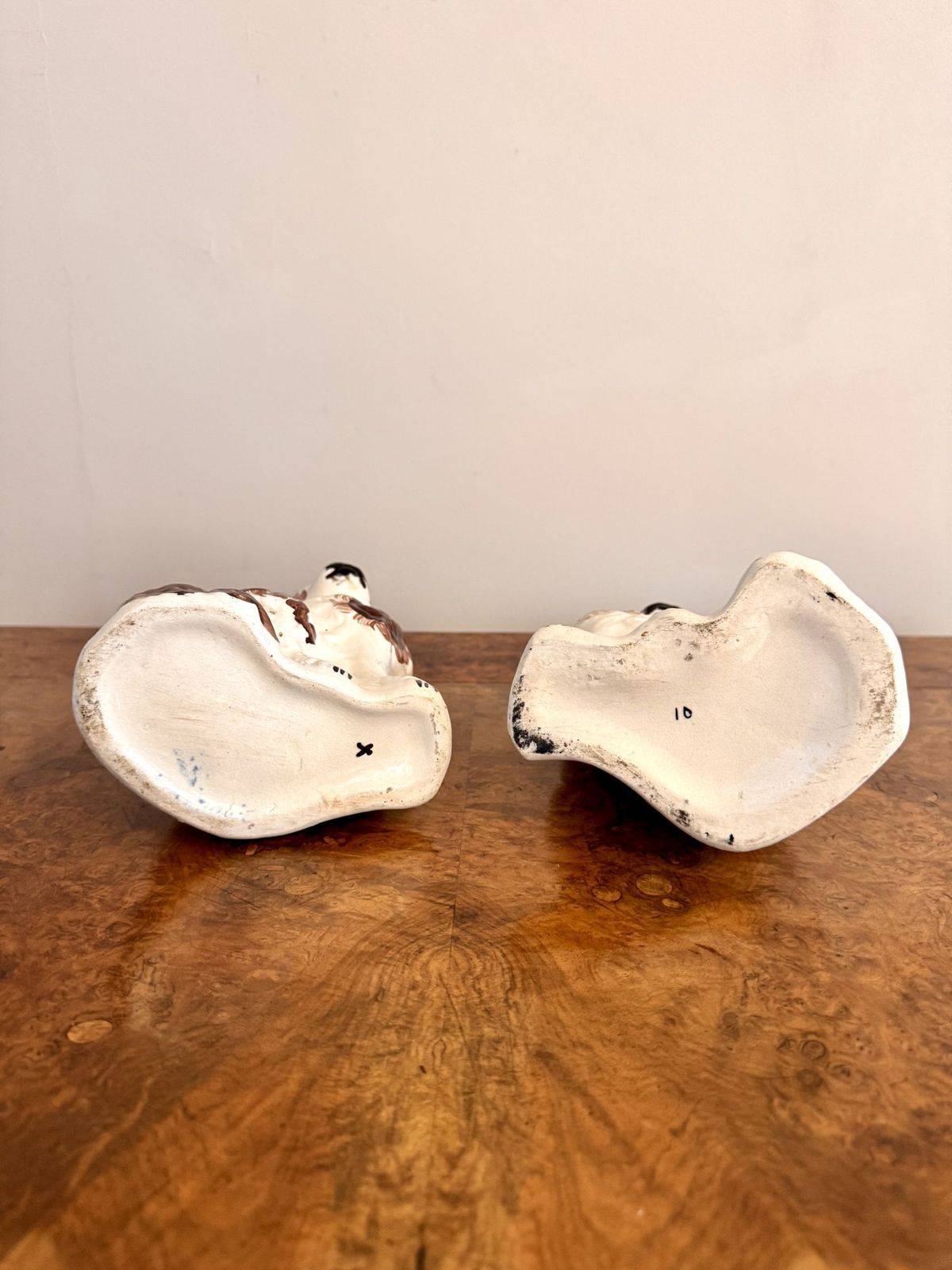 Pair Of Antique Staffordshire Dogs photo furniture