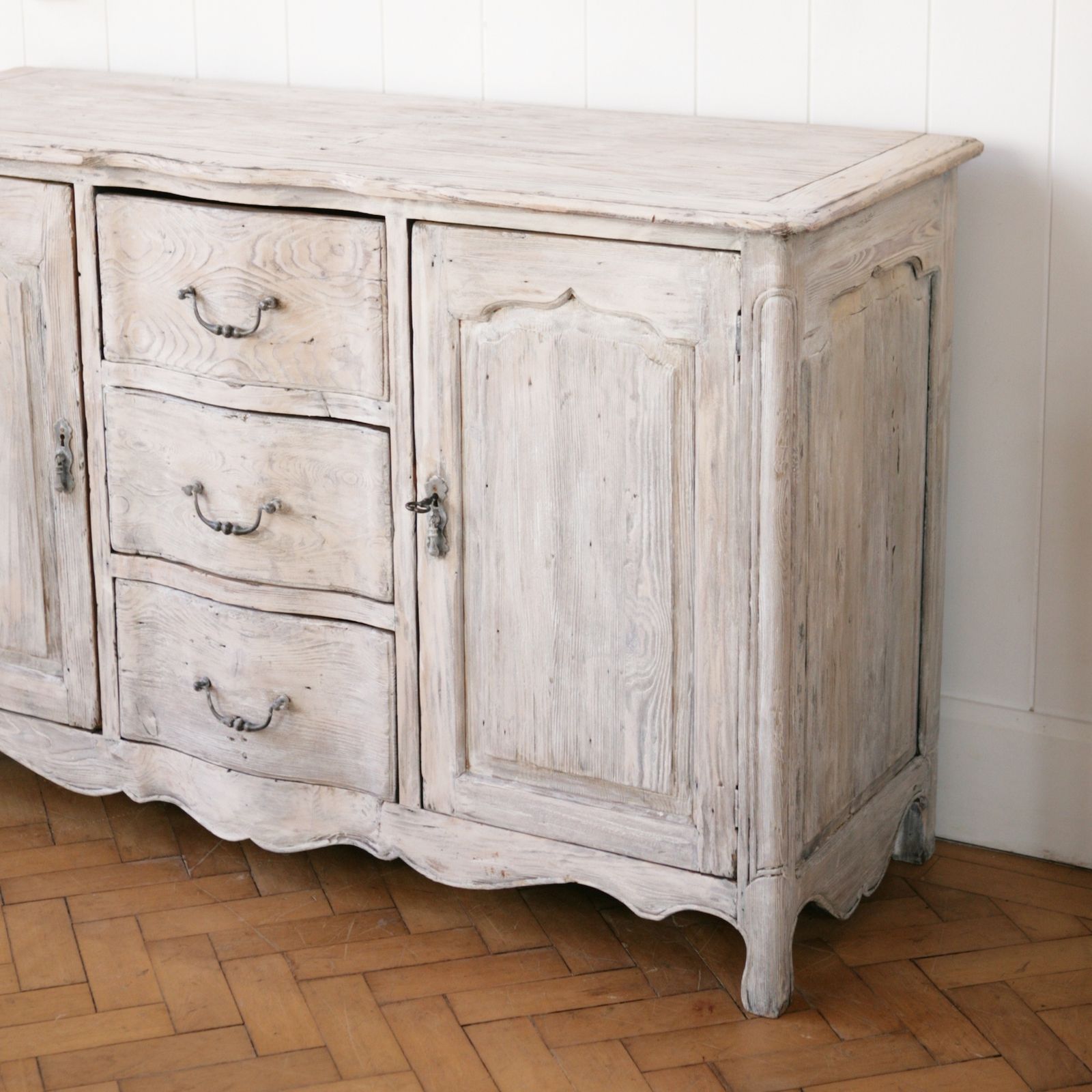 French Pine Serpentine Commode photo furniture