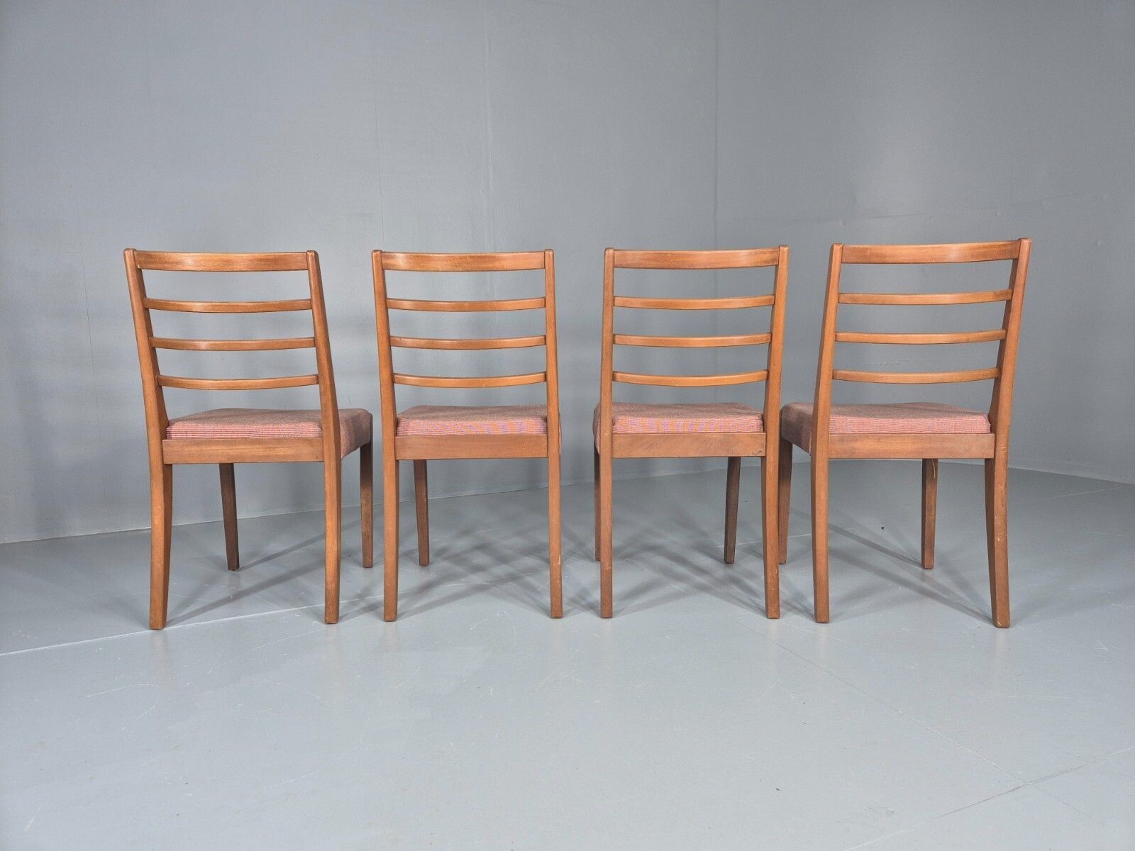 4 Vintage Mid Century Dining Chairs 1960s Retro New Upholstery Mdin photo buy