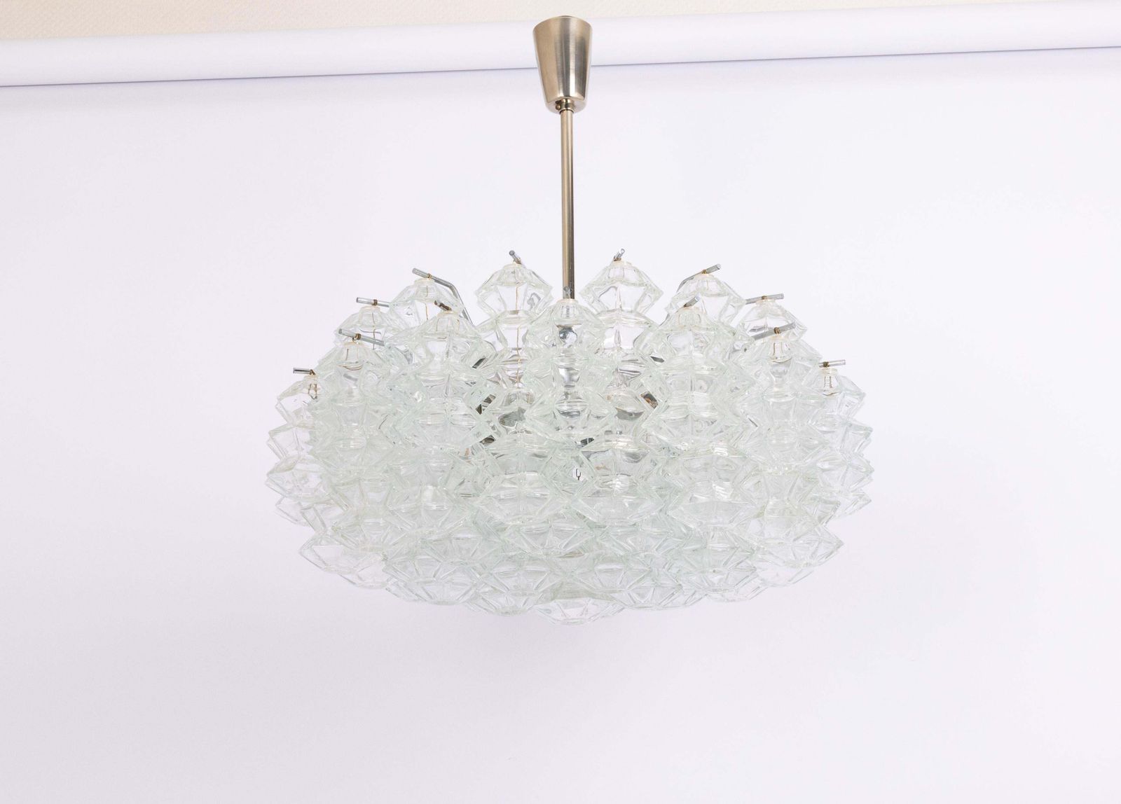 Large Rare Pagoda Glass Chandelier By Kalmar, Austria, 1960s photo furniture
