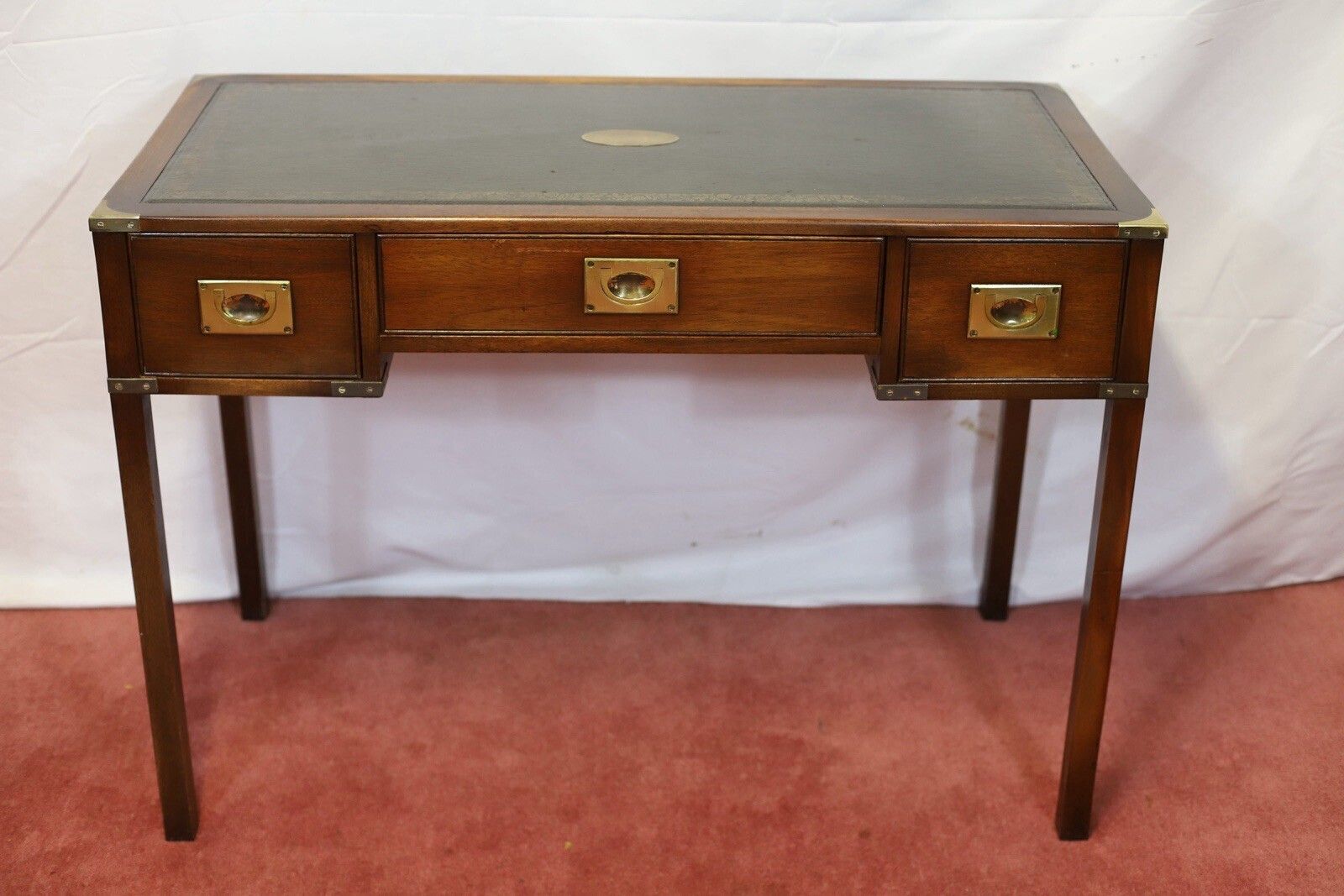 Reprodux Bevan Funnell Lovely Military Campaign Style Writing Desk photo furniture