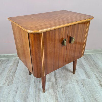 Mid Century Cabinet In Wood With Inlay, 1960s photo 304.0
