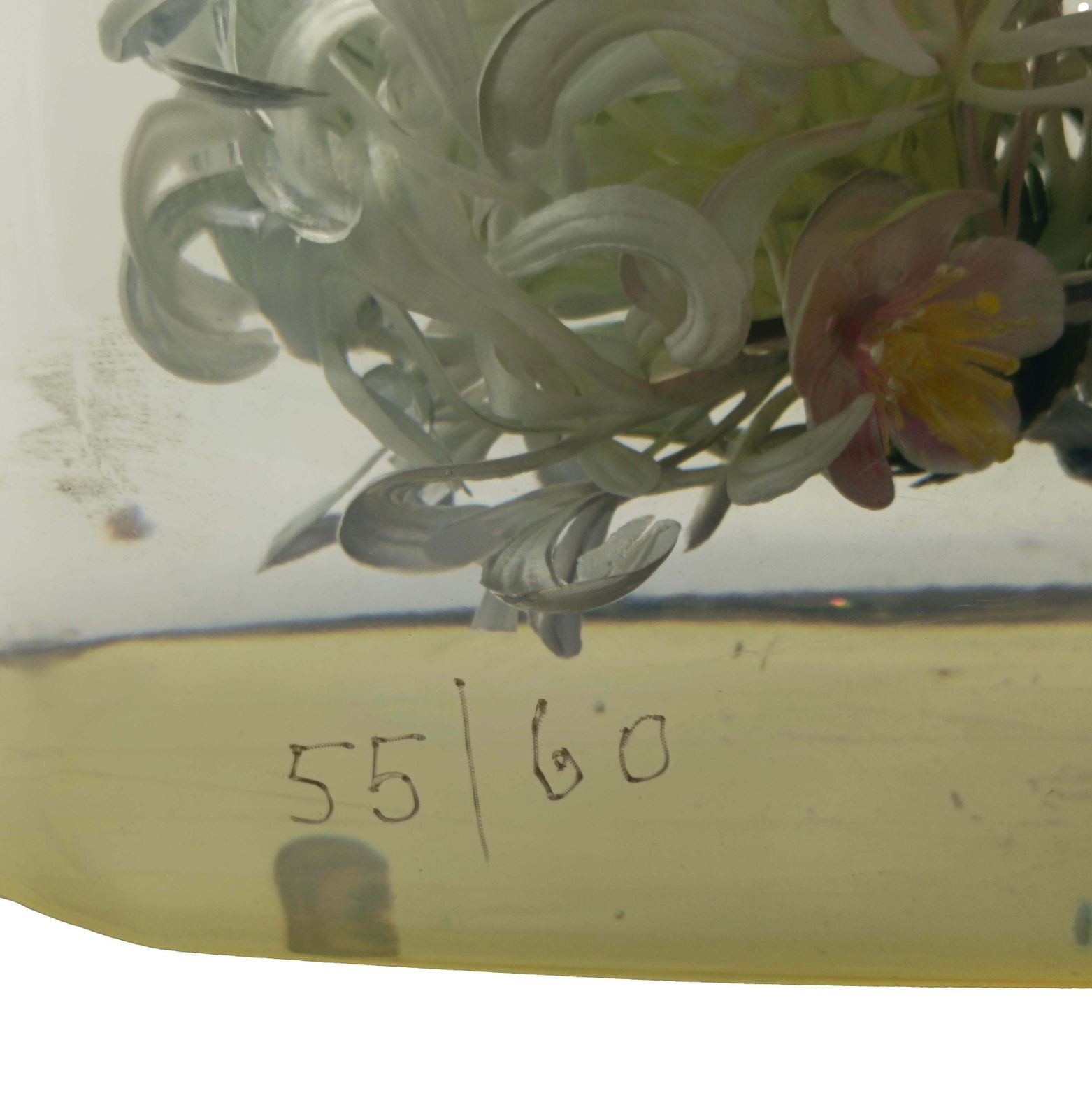 photo for sale Enrico Baj Sculpture In Resin And Mixed Technique "La Dama Di Fiori," Italy 1985s