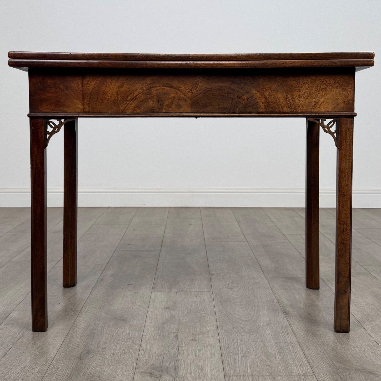 Antique 18th Century Georgian Tea Table In Mahogany ( Af 5390 )
