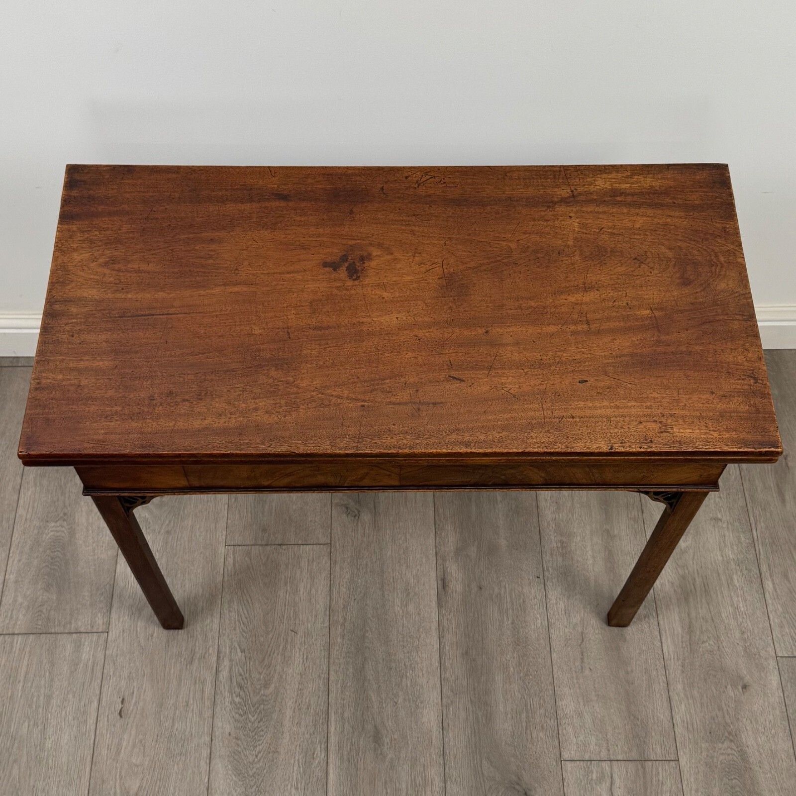 photo for sale Antique 18th Century Georgian Tea Table In Mahogany ( Af 5390 )