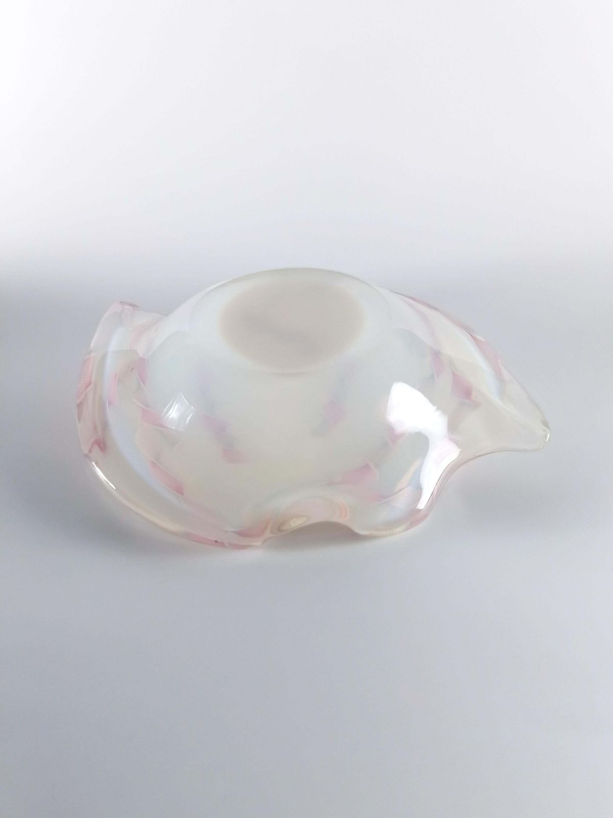 photo furniture Murano Sommerso Glass Bowl By Fratelli Toso With Zanfirico And Aventurine, 1950s
