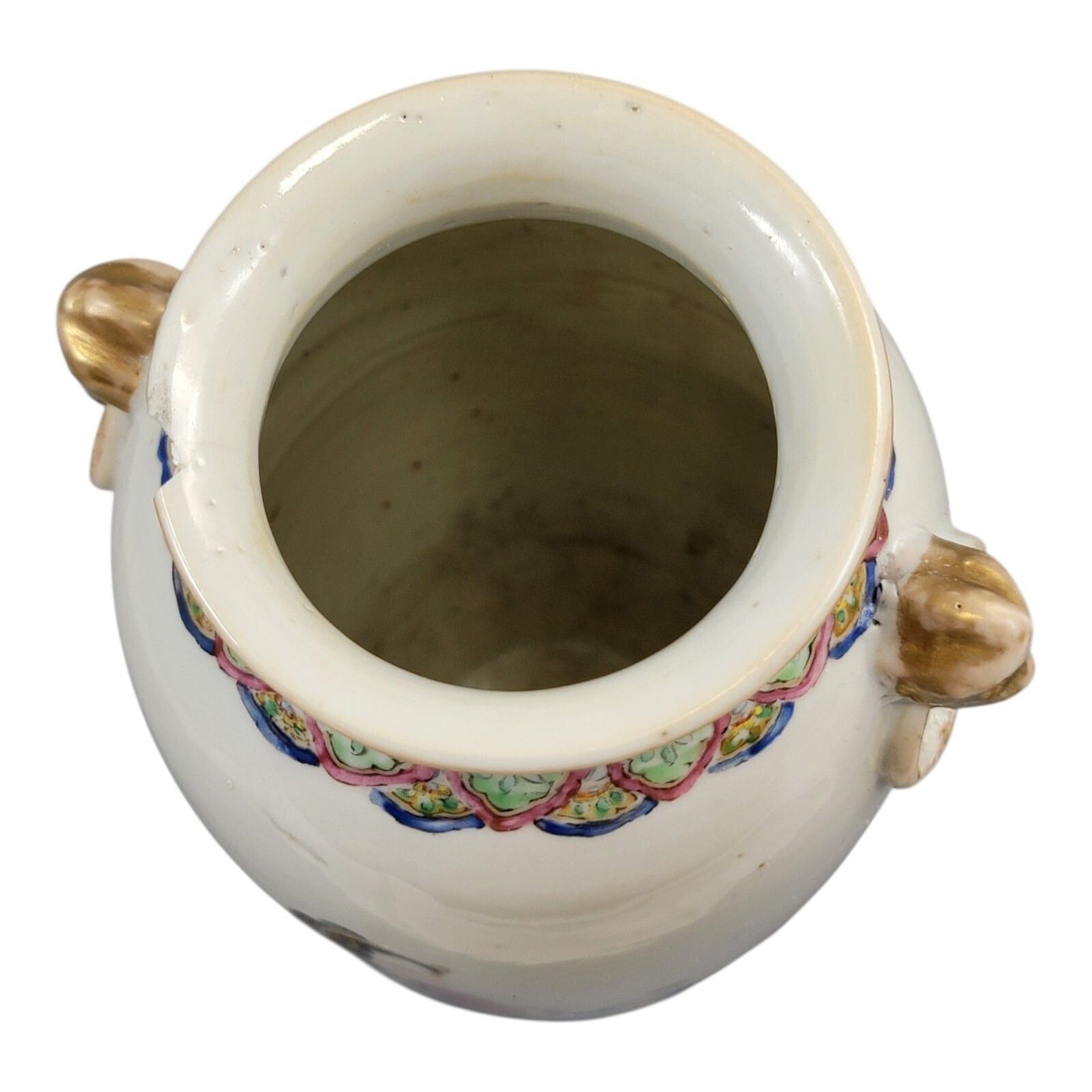 Chinese Famille Rose Porcelain Vase With Magu And Shoulao, Jingdezhen, C. 1870 photo 950.0
