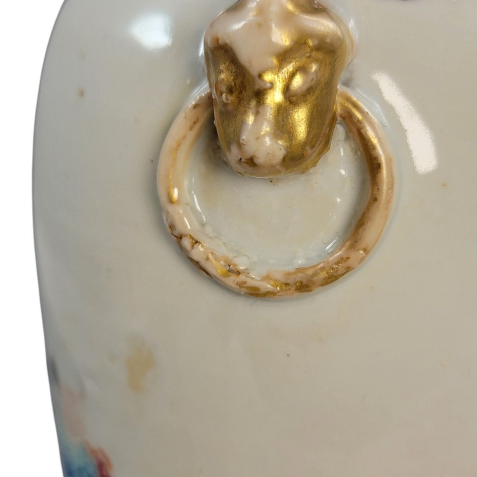 Home Decor Chinese Famille Rose Porcelain Vase With Magu And Shoulao, Jingdezhen, C. 1870 photo
