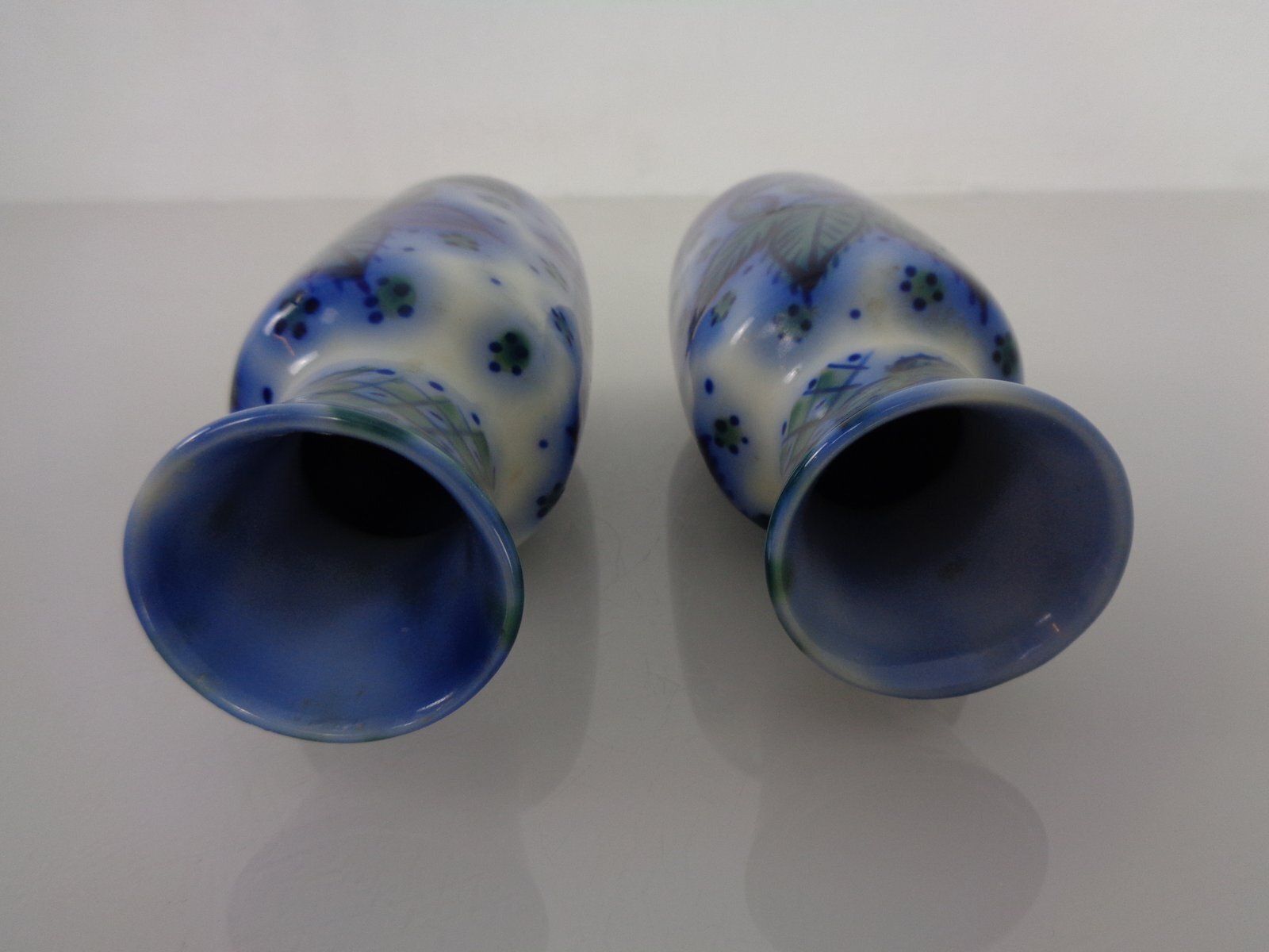 photo buy Cobalt Blue Porcelain Vases From Lomonosov, St. Petersburg, Russia, 1960s, Set Of 2
