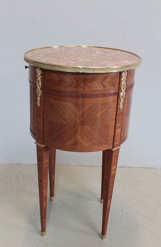 photo for sale Bedside "Drum" Louis Xvi, 19th