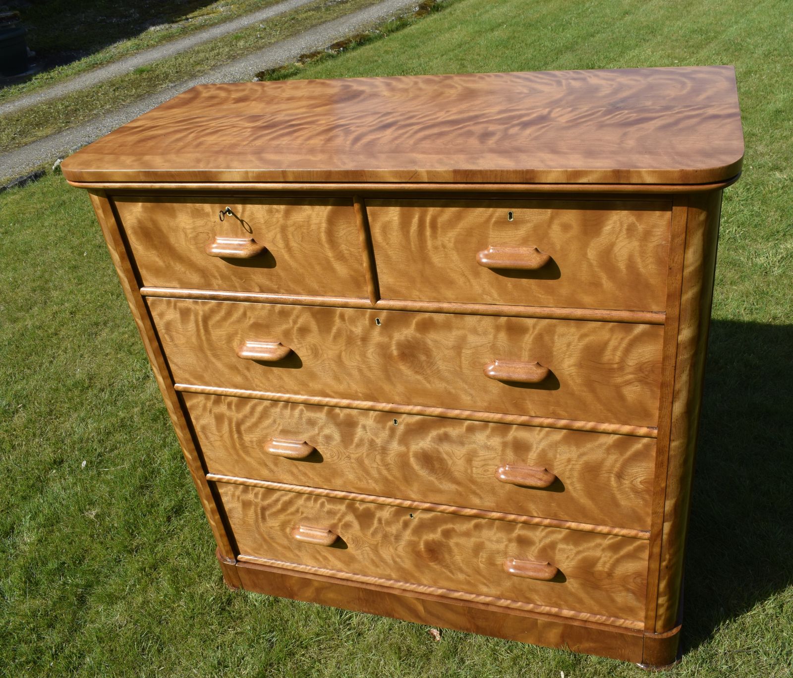 Victorian Birch Chest Of Drawers photo buy